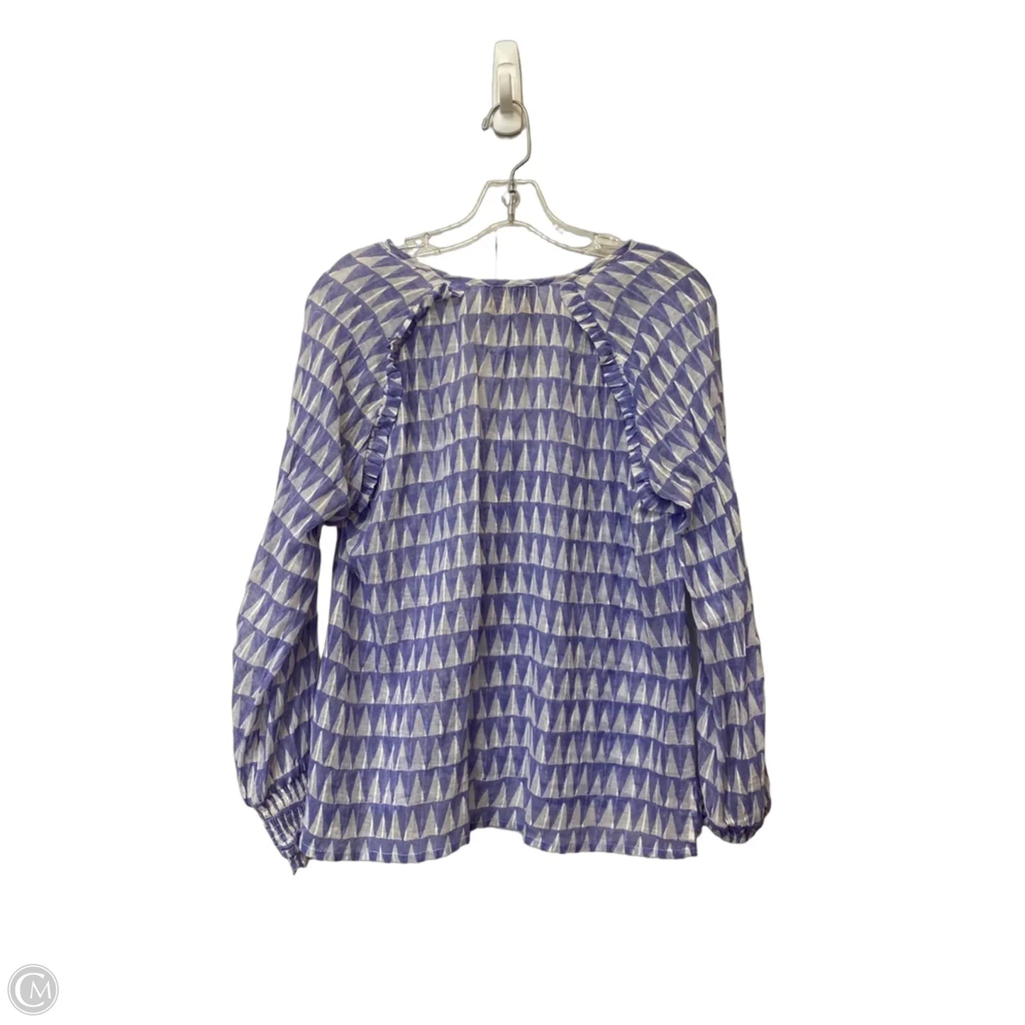 Top Long Sleeve By Cleobella In Blue, Size: S