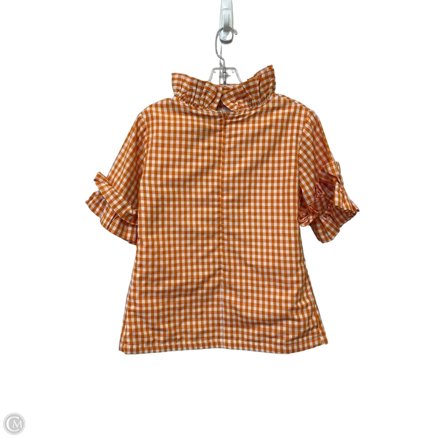 Top Short Sleeve By Clothes Mentor In Orange, Size: S