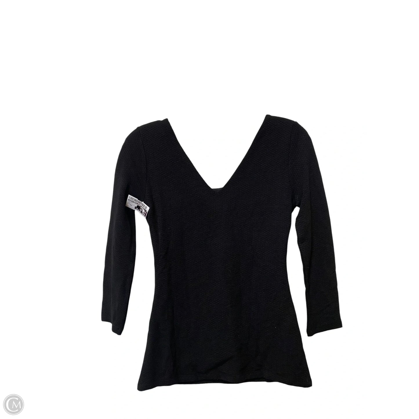 Top Long Sleeve By White House Black Market In Black, Size: Xxs