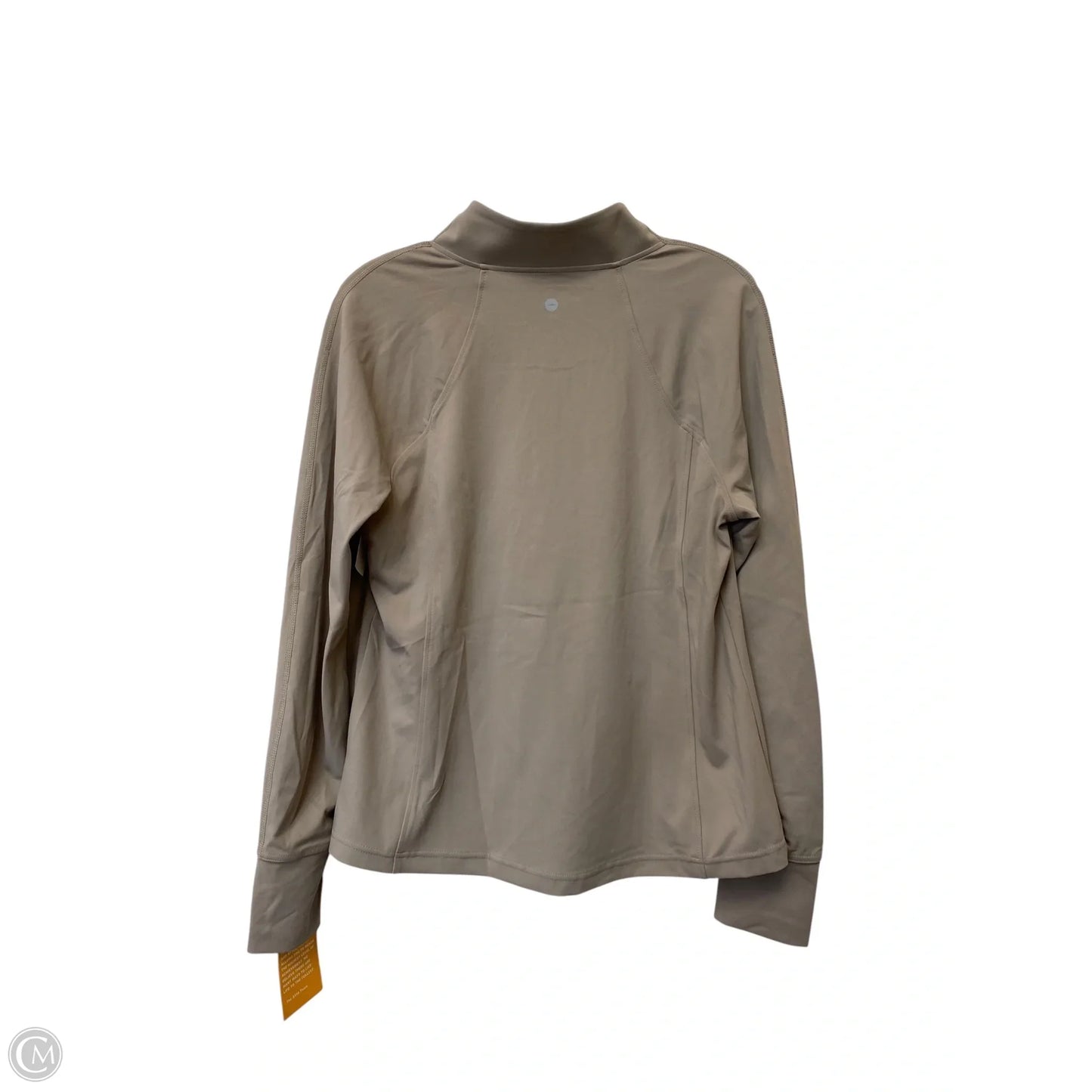 Athletic Jacket By Avia In Brown, Size: L