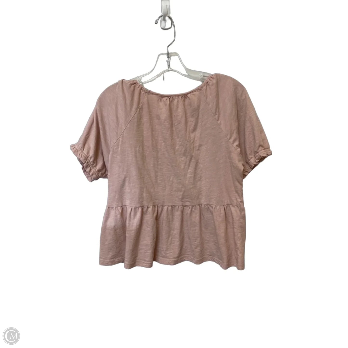 Top Short Sleeve By Lucky Brand In Pink, Size: M