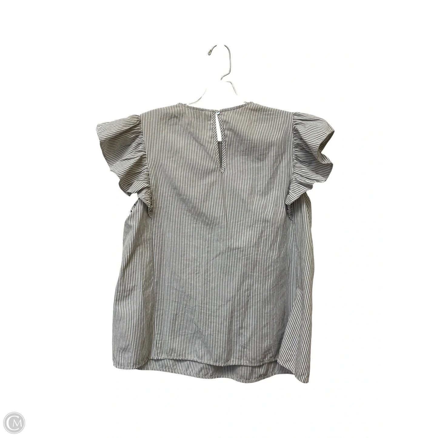 Top Sleeveless By J.marie In Striped Pattern, Size: M