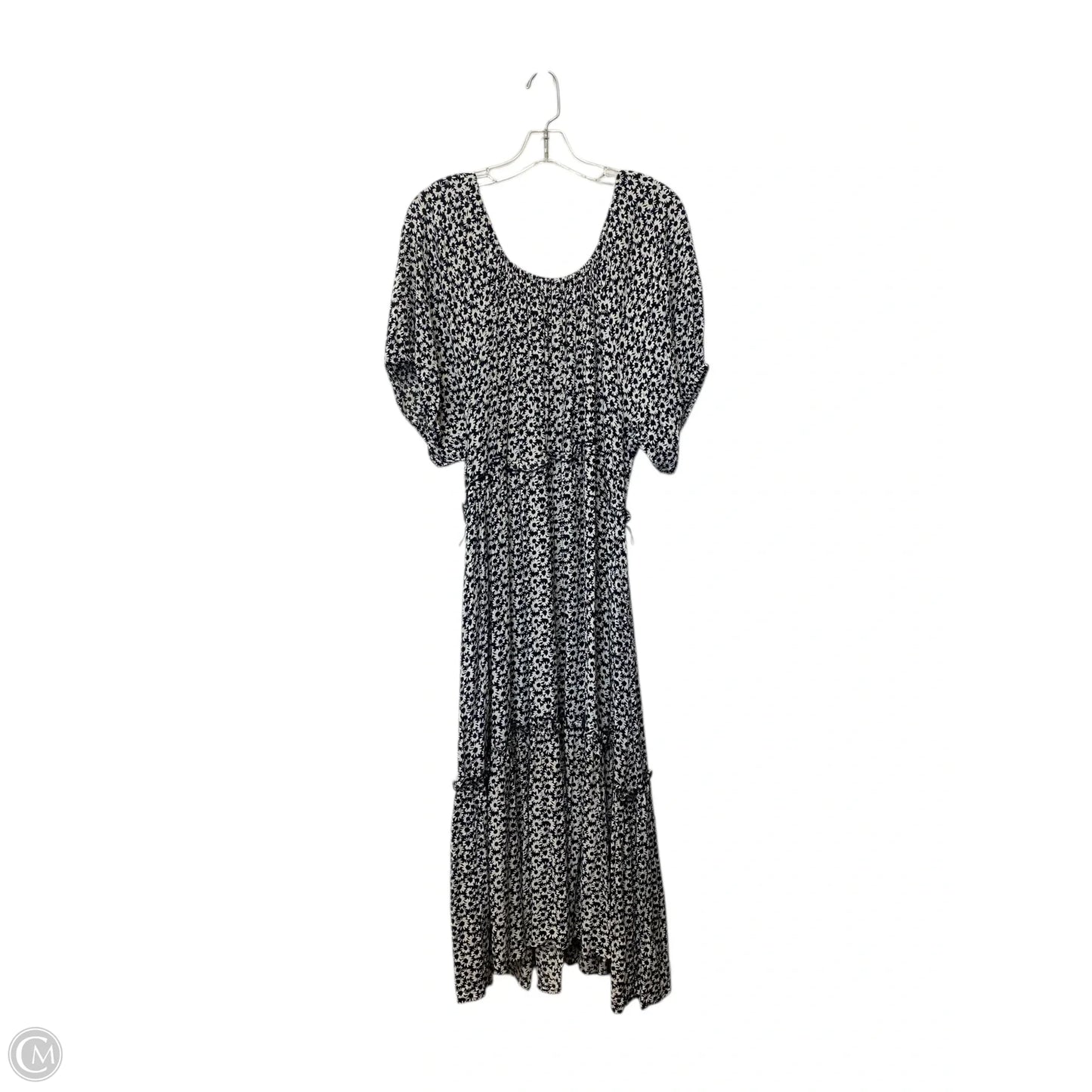Dress Casual Maxi By Karen Kane In Black & White, Size: 2x