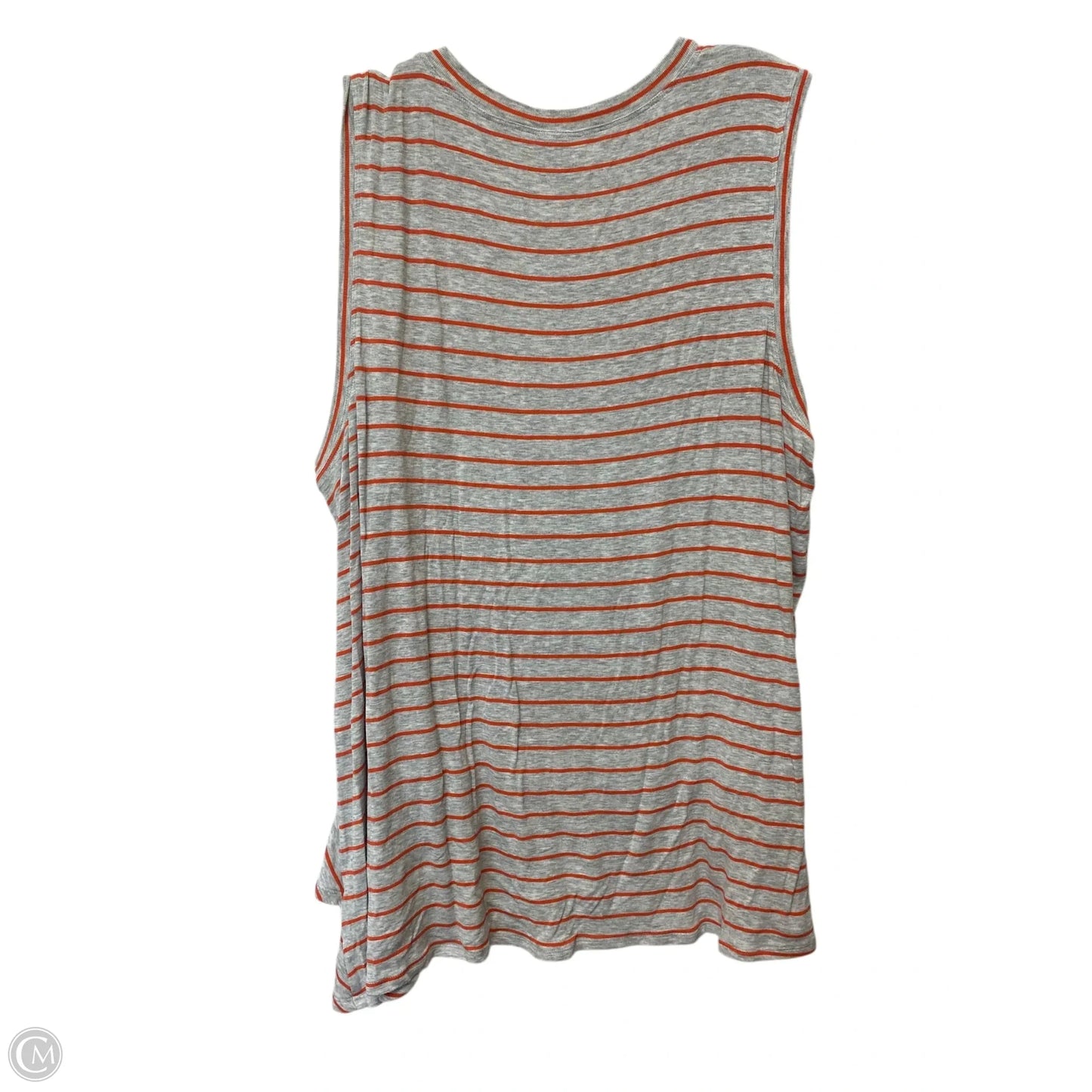 Top Sleeveless By Cabi In Striped Pattern, Size: Xl