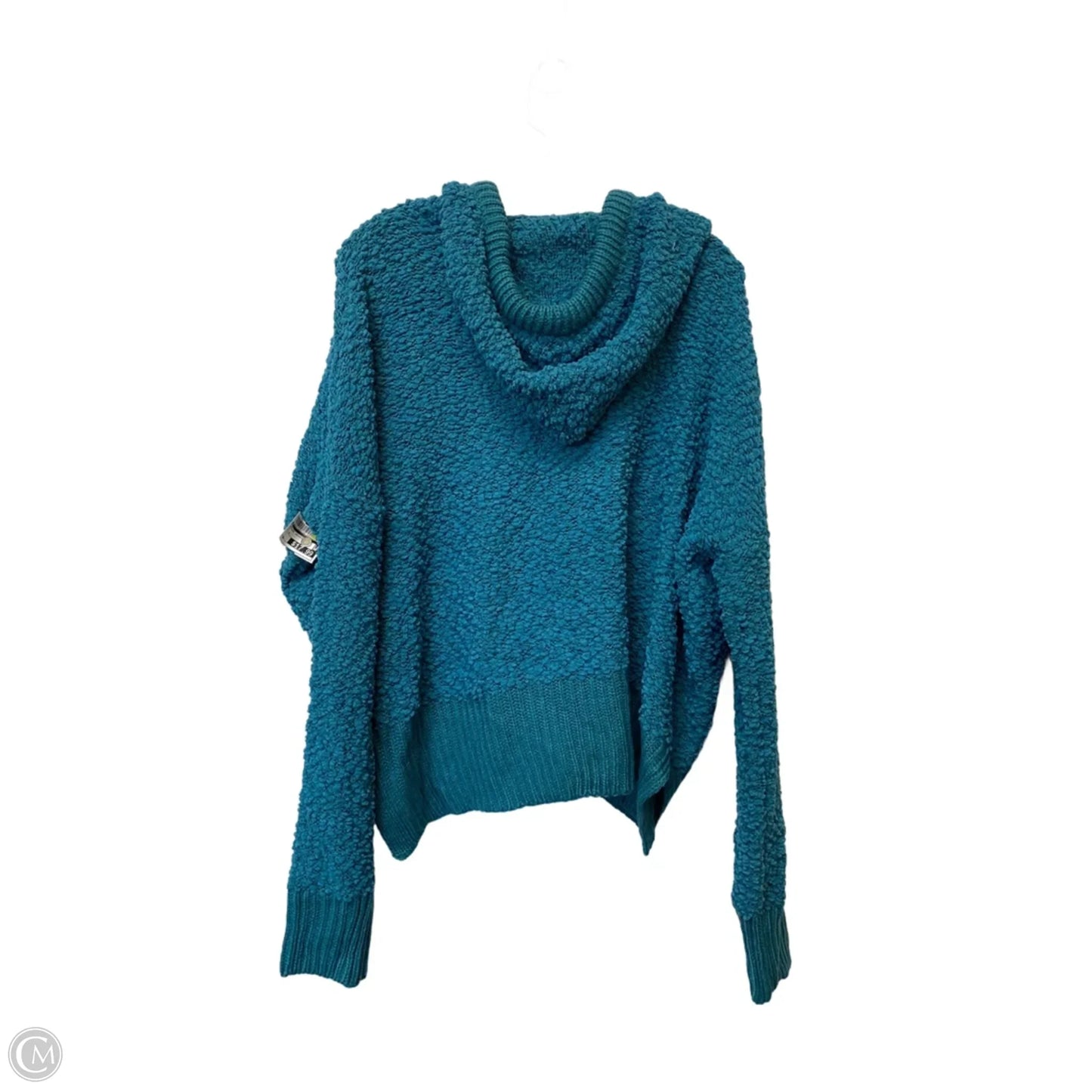 Sweatshirt Hoodie By Pol In Blue, Size: L