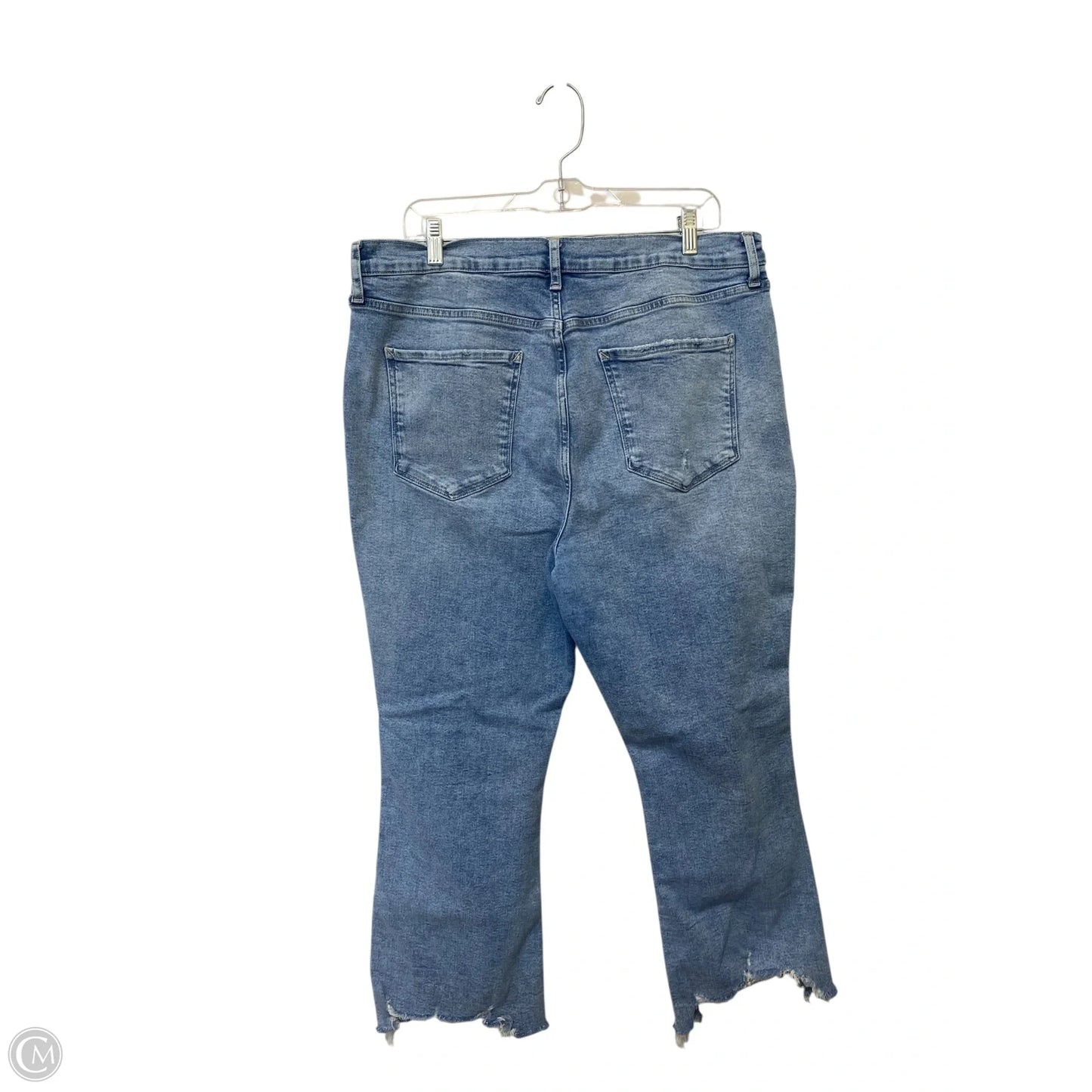 Jeans Flared By Ana In Blue Denim, Size: 18
