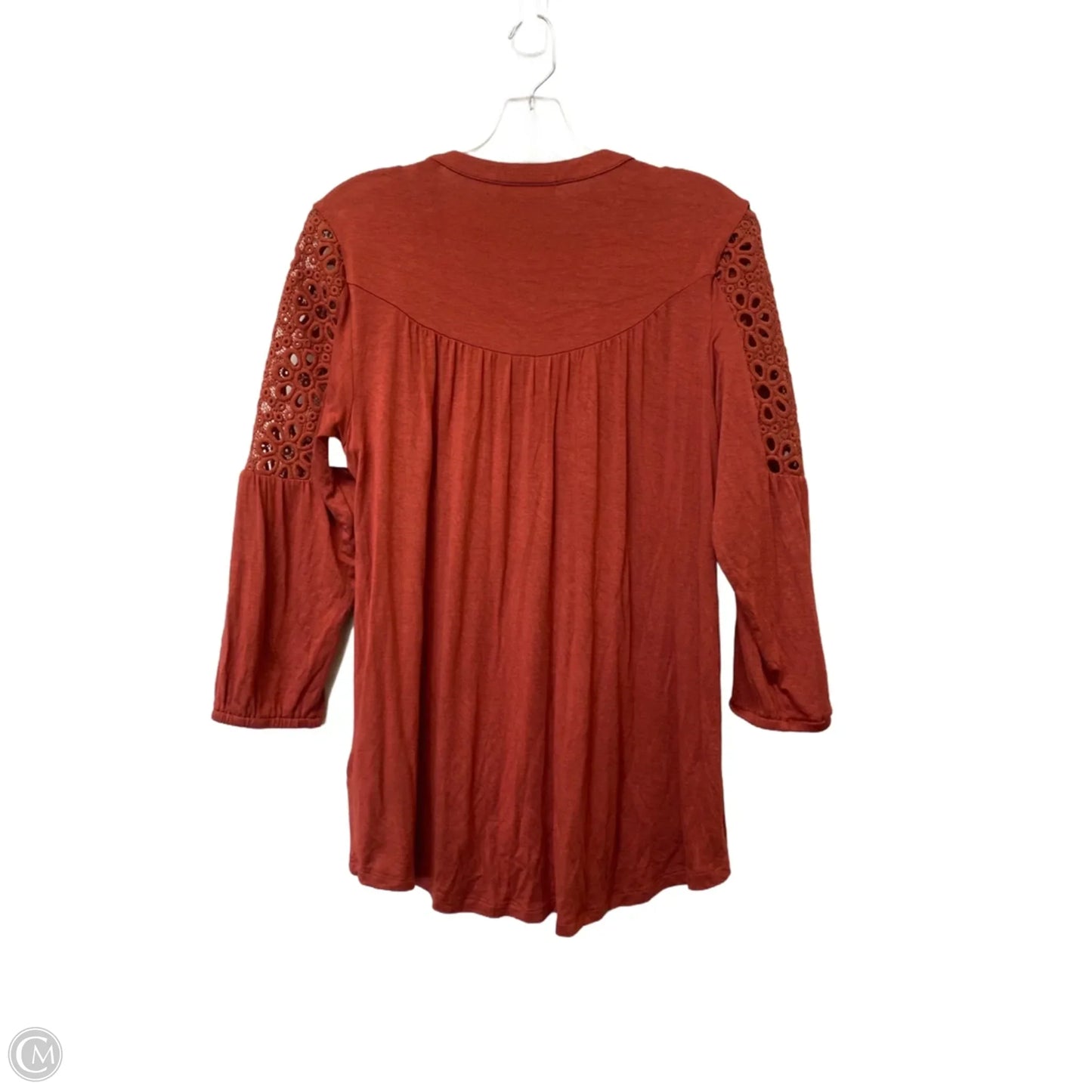 Top Long Sleeve By Style And Company In Red, Size: Mp