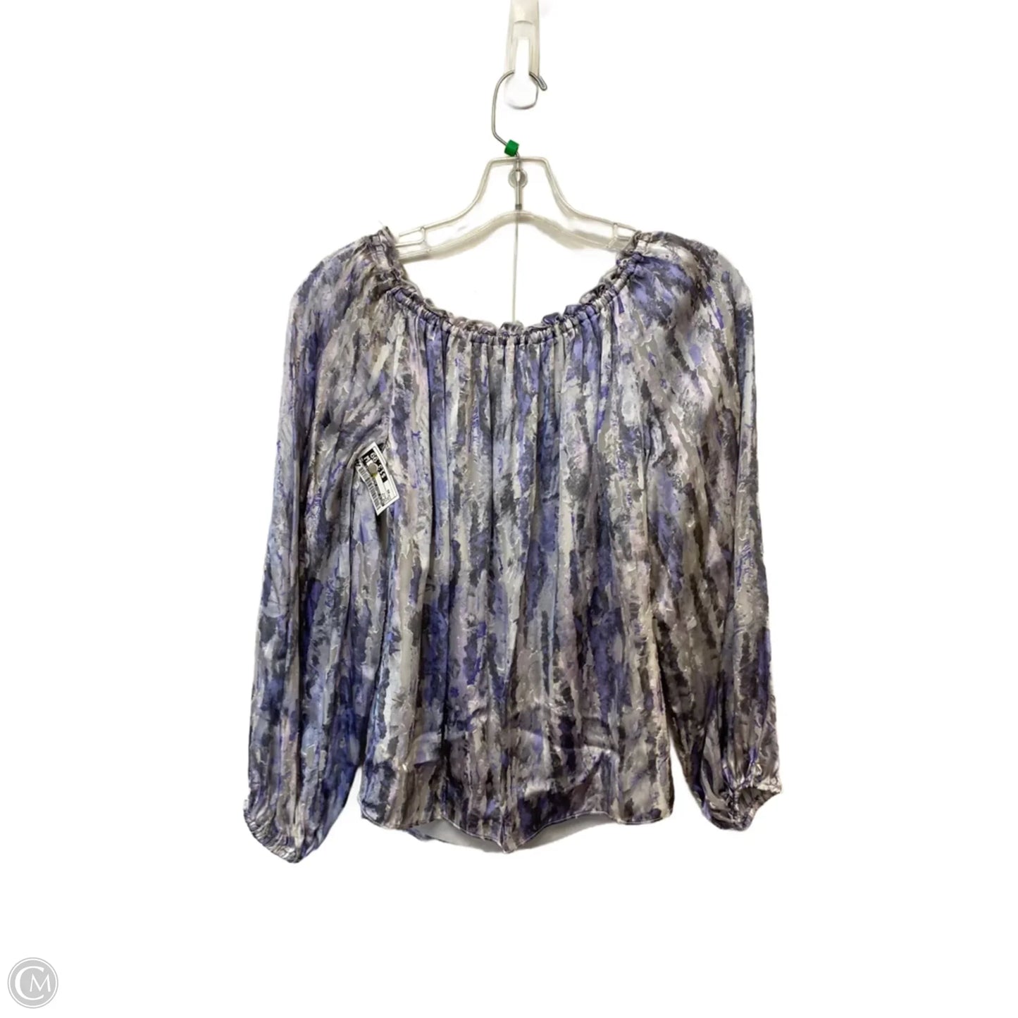 Top Long Sleeve By White House Black Market In Purple, Size: Xs