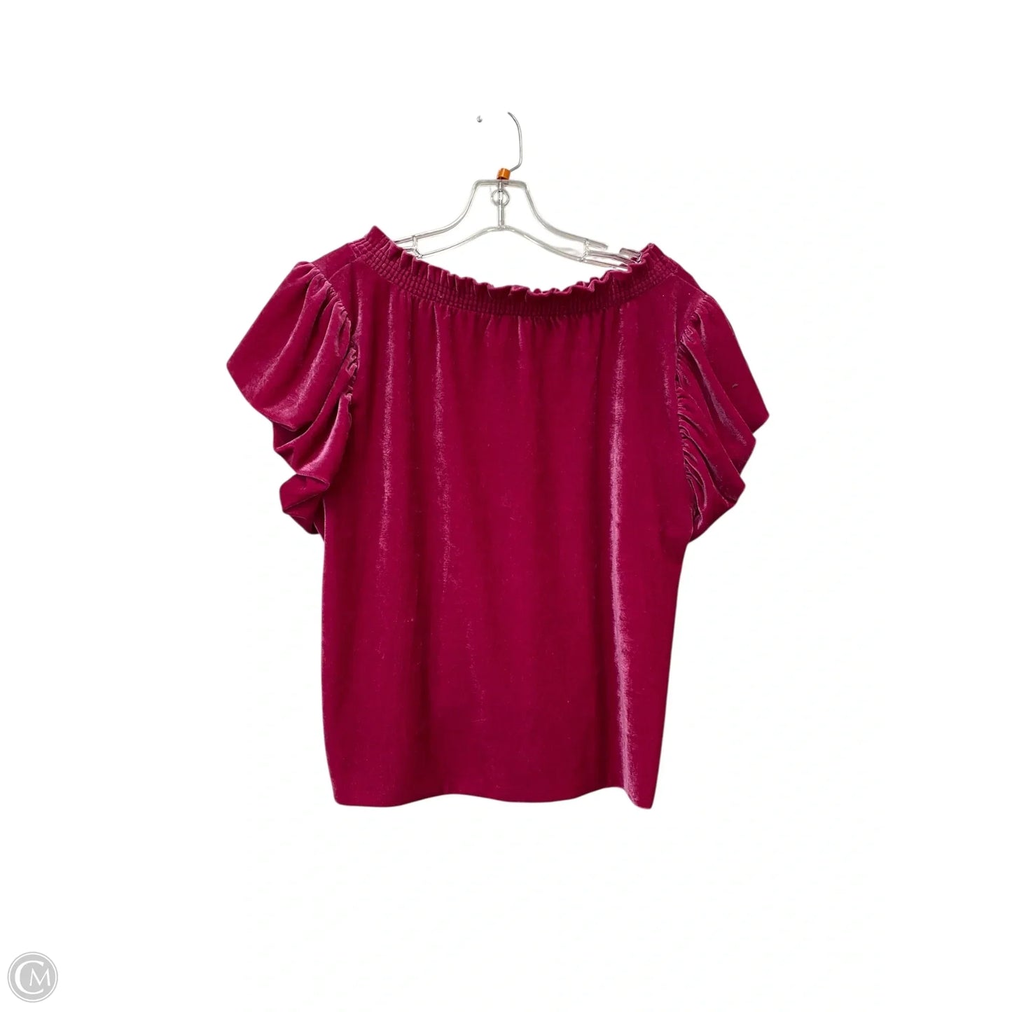 Top Short Sleeve By Free People In Pink, Size: M