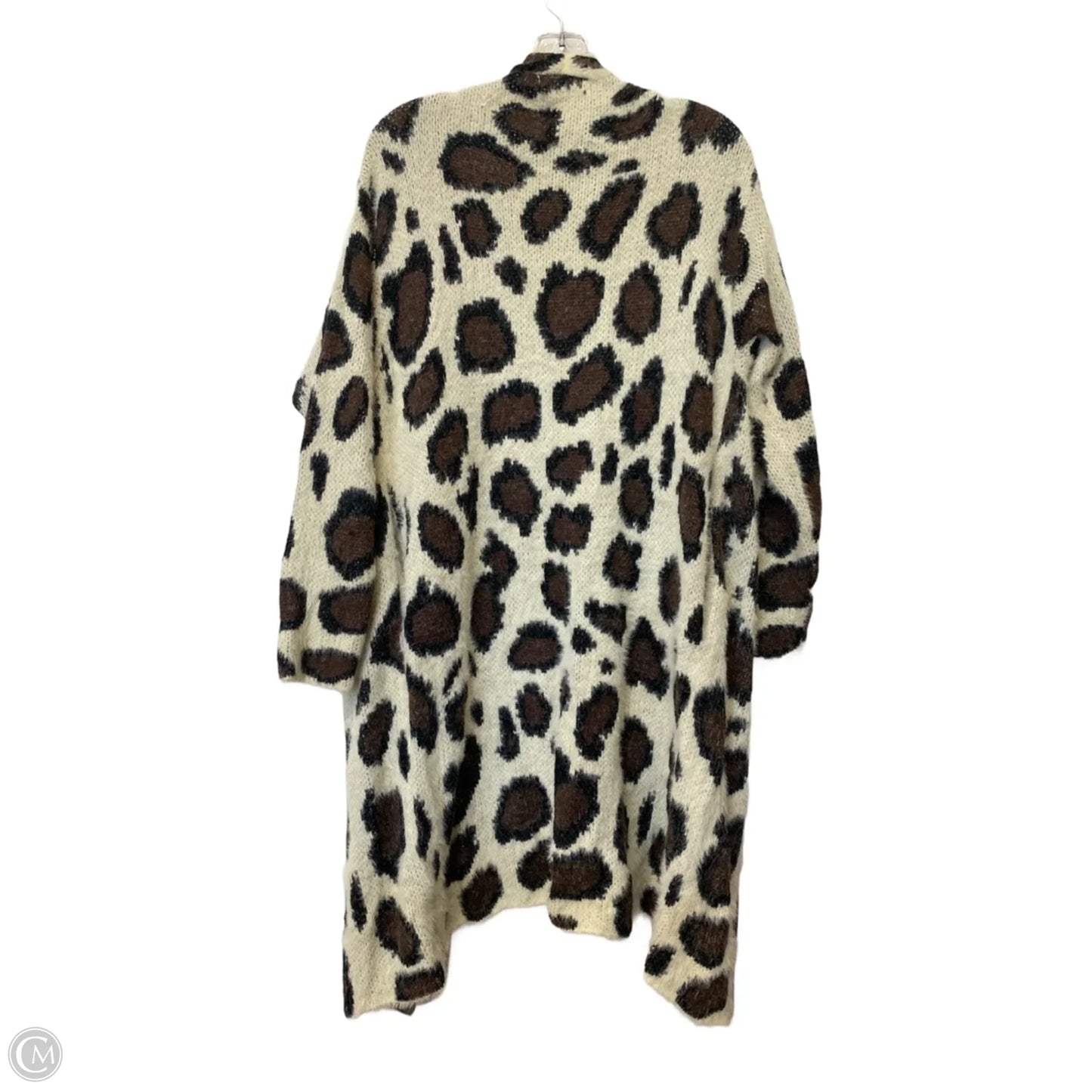 Cardigan By She + Sky In Animal Print, Size: Osfm