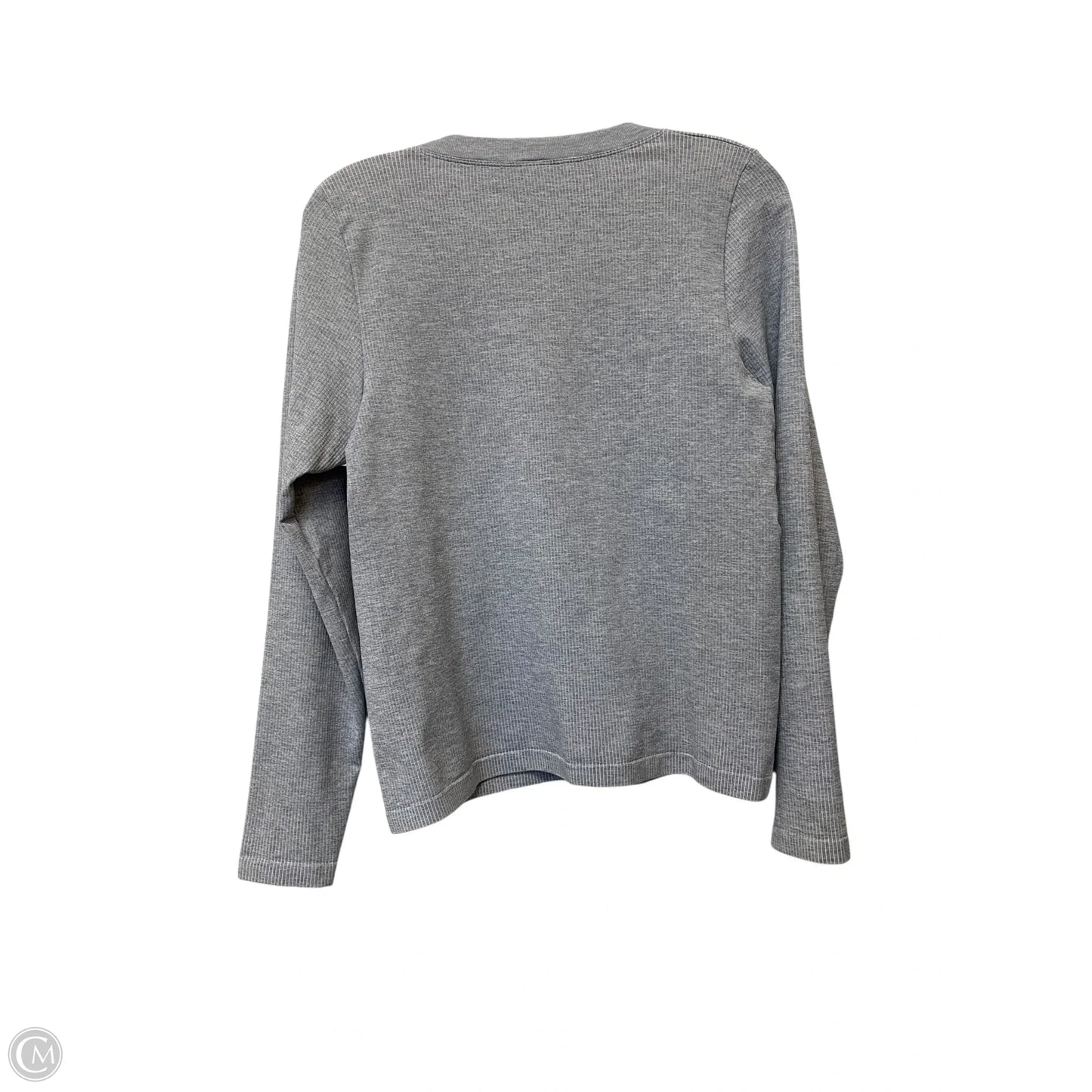 Athletic Top Long Sleeve Crewneck By Athleta In Grey, Size: Xl
