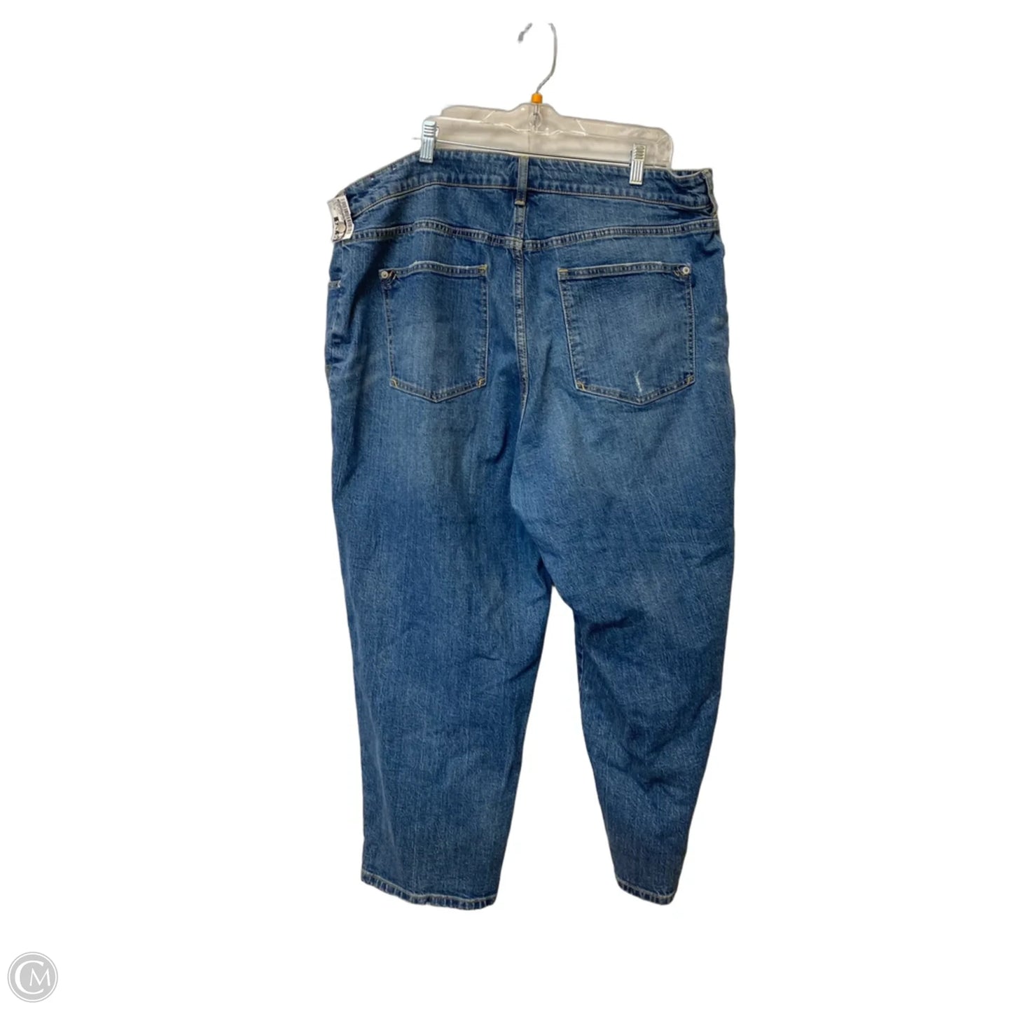 Jeans Wide Leg By Anthropologie In Blue Denim, Size: 18