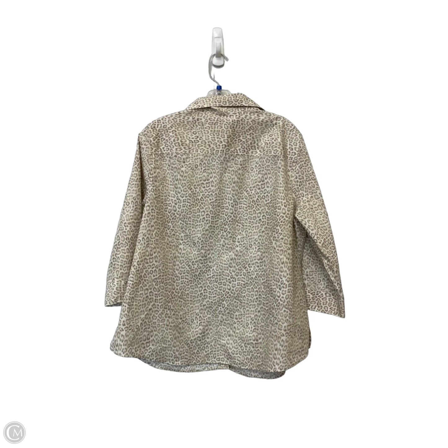 Top Long Sleeve By Chicos In Animal Print, Size: 2