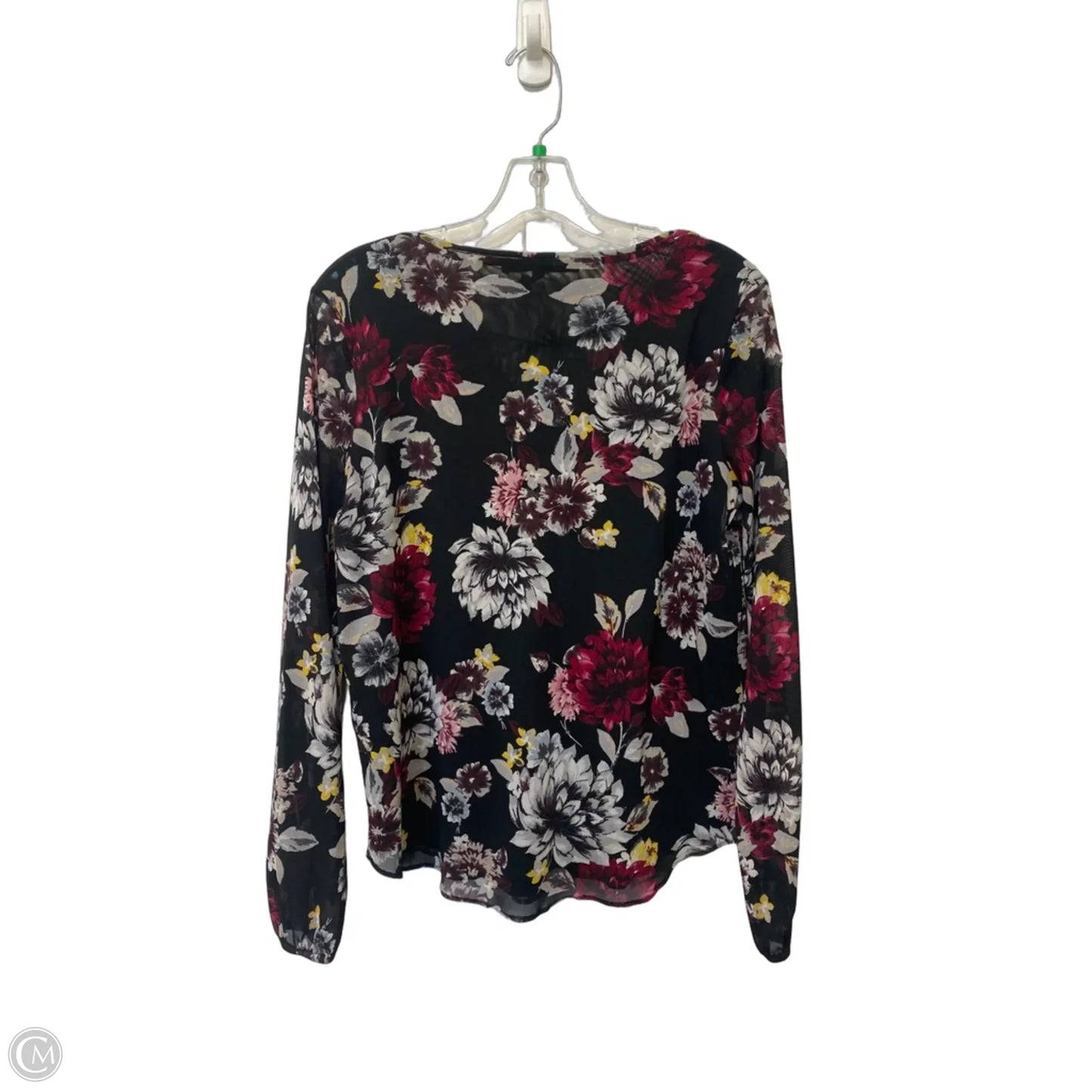 Top Long Sleeve By White House Black Market In Green, Size: S