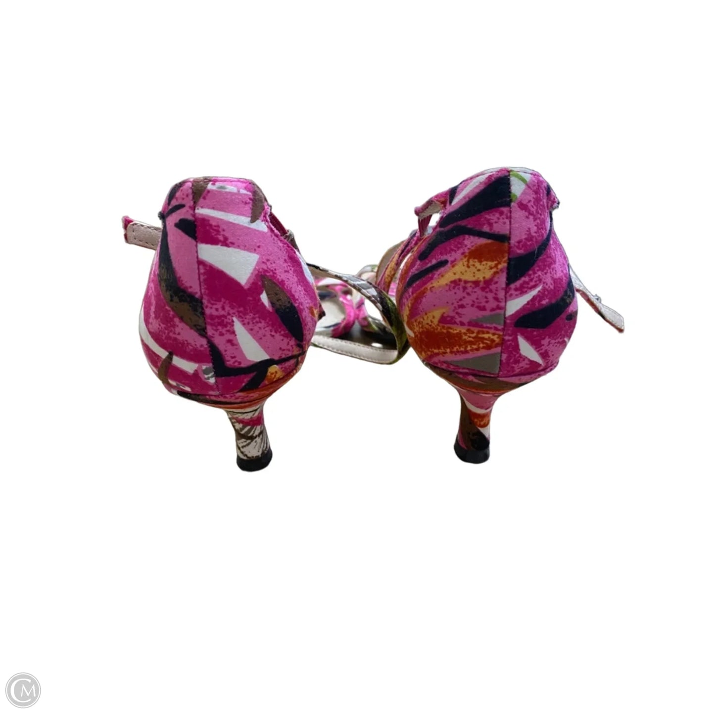 Shoes Heels Kitten By Life Stride In Floral Print, Size: 7.5