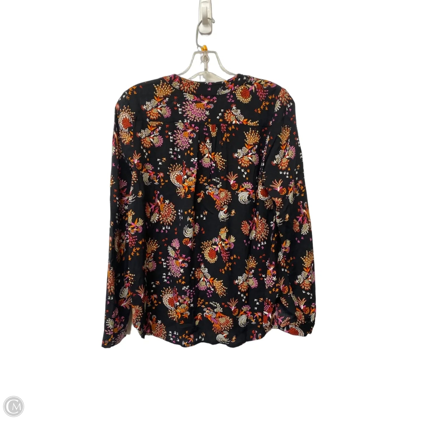 Top Long Sleeve By Anthropologie In Black, Size: M