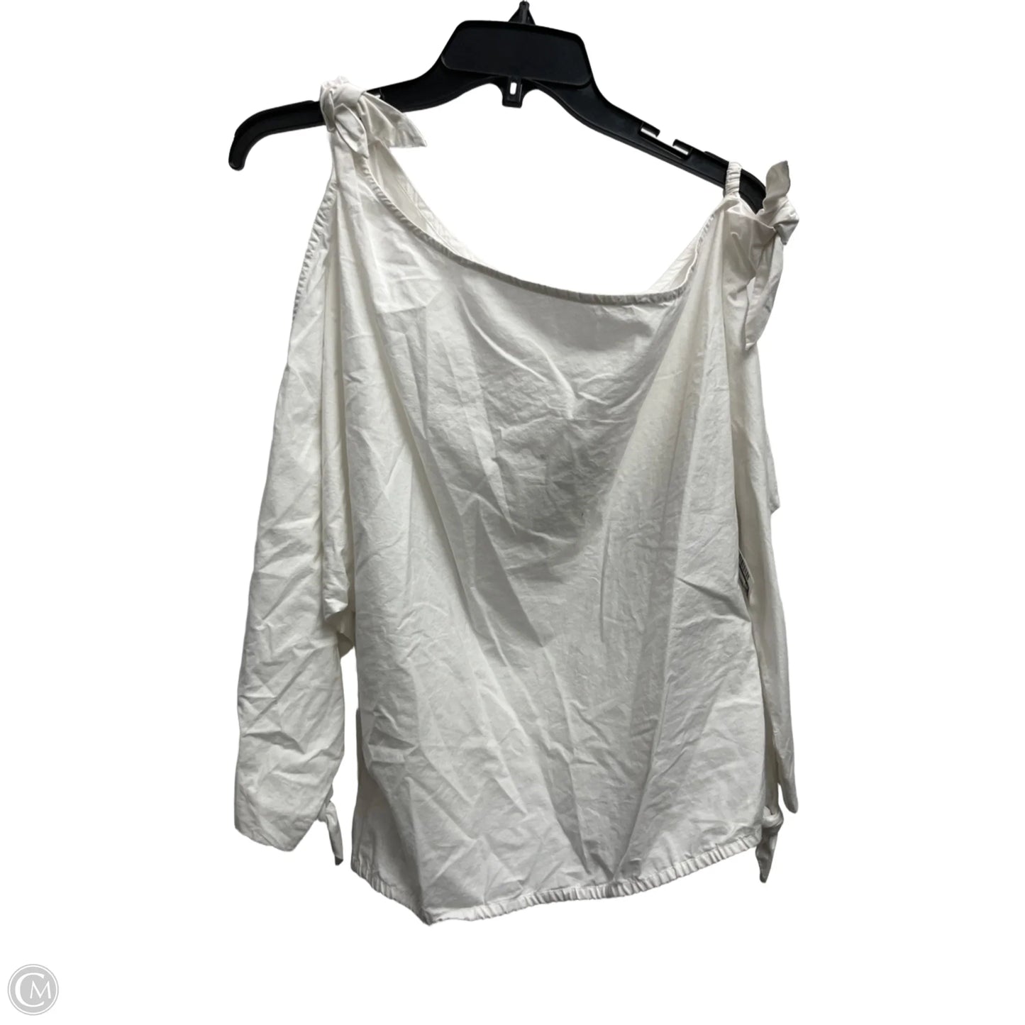 Top Long Sleeve By Joie In White, Size: L