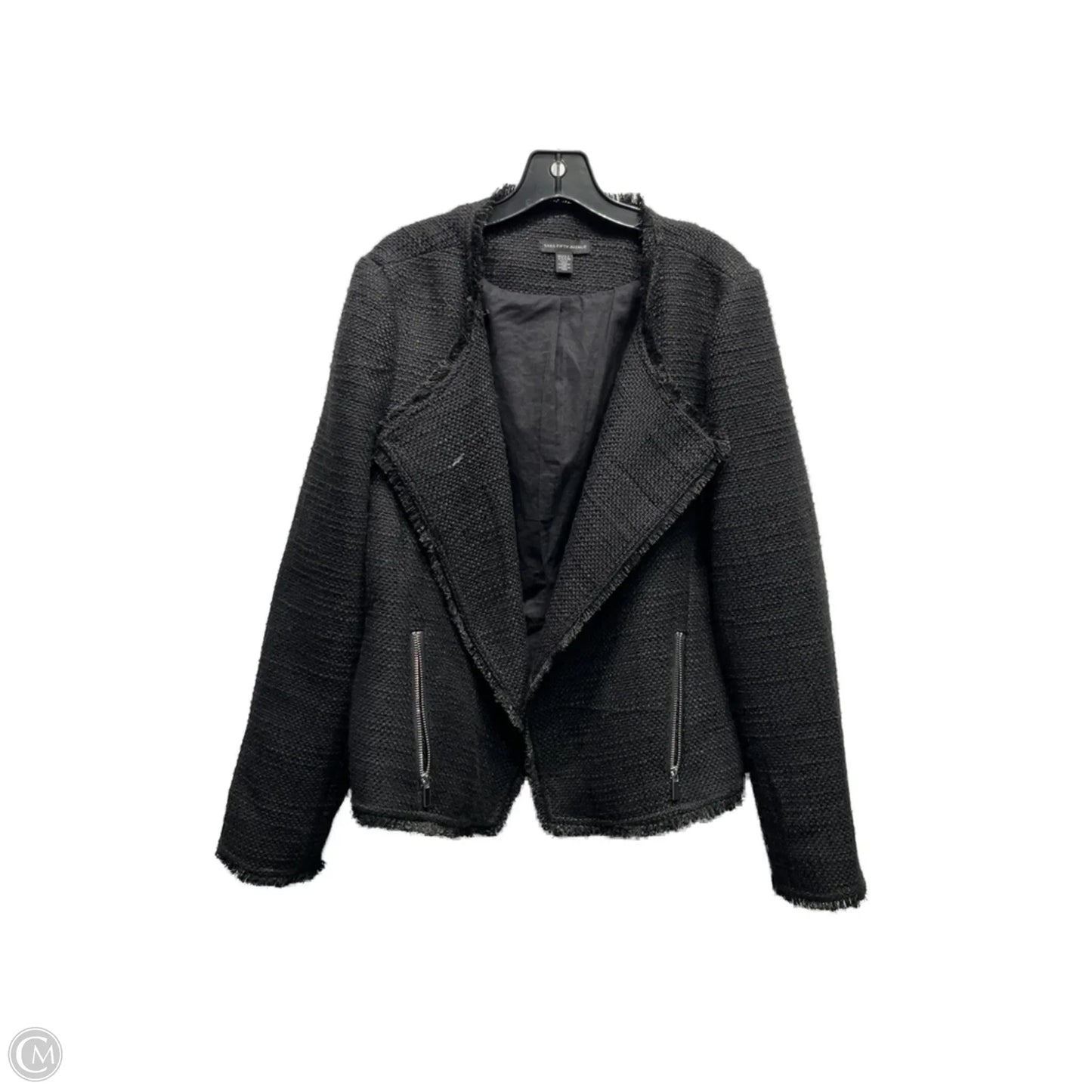 Jacket Other By Saks Fifth Avenue In Black, Size: Xl