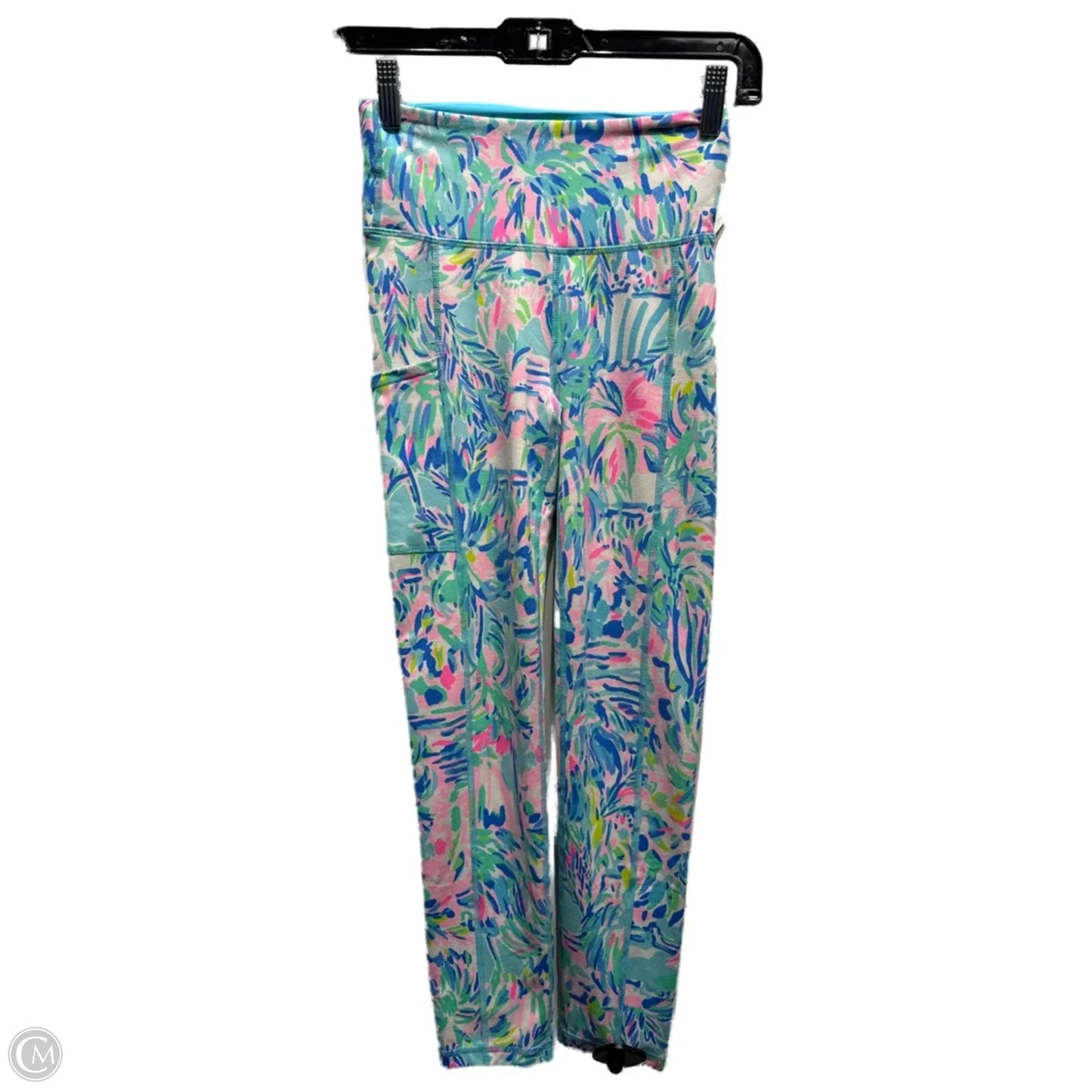 Pants Designer By Lilly Pulitzer In Blue & Pink, Size: Xxs