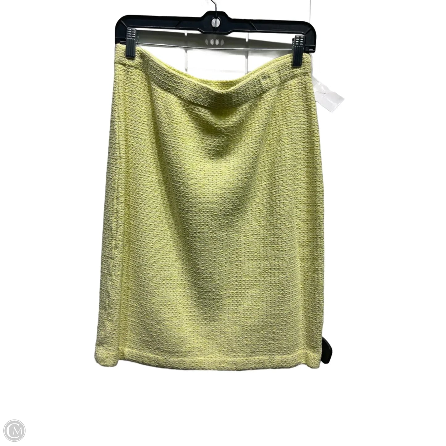 Skirt Luxury Designer By St John Collection In Yellow, Size: 12