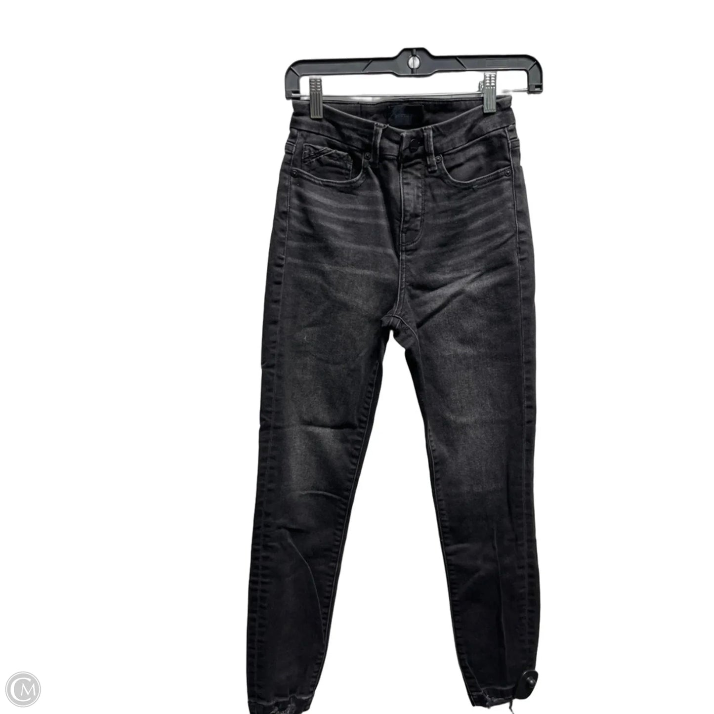 Jeans Skinny By Buckle Black In Black Denim, Size: 2