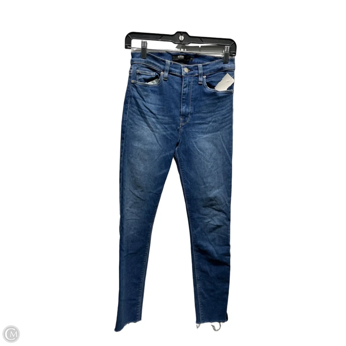 Jeans Skinny By Hudson In Blue Denim, Size: 4