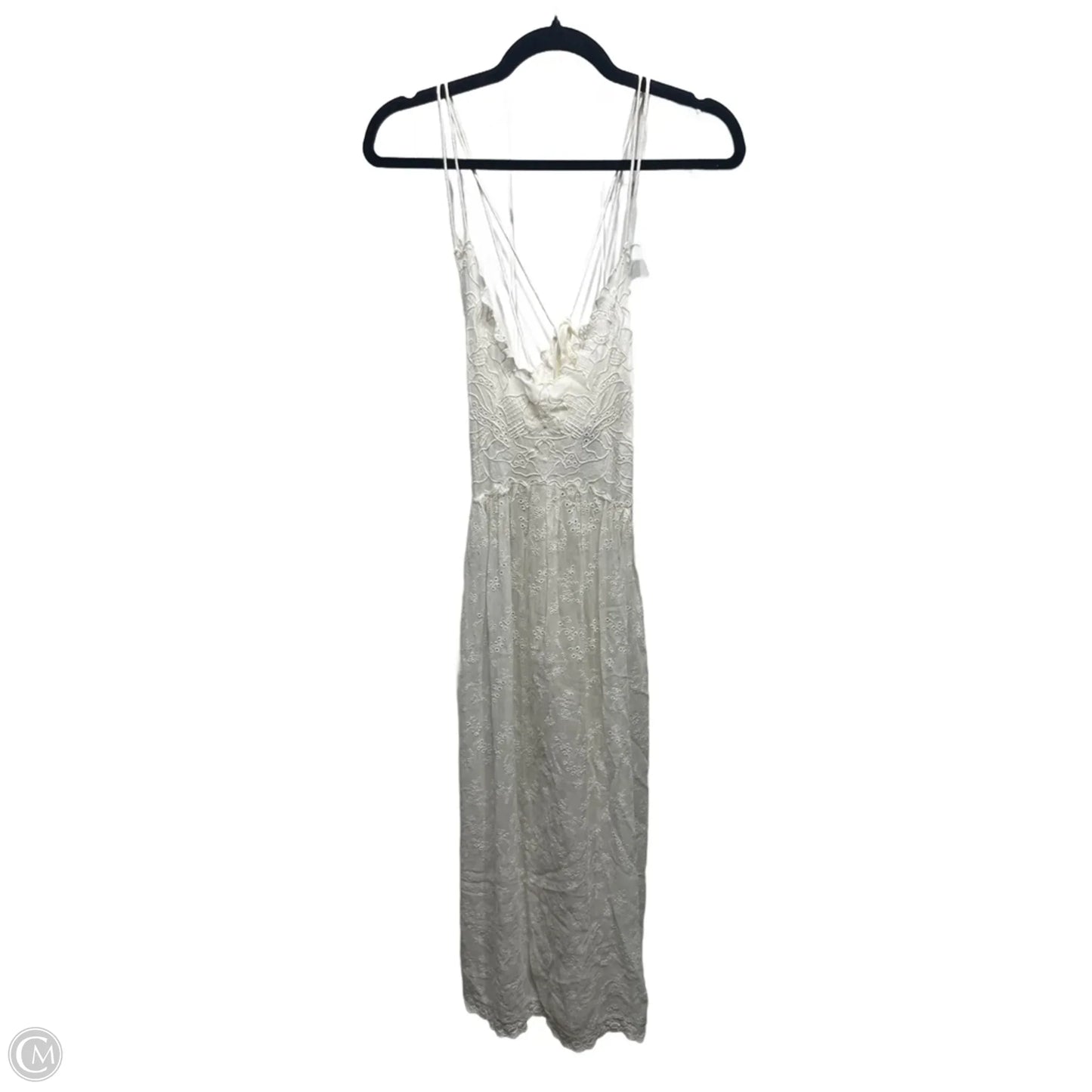 Dress Casual Maxi By Free People In Cream, Size: S