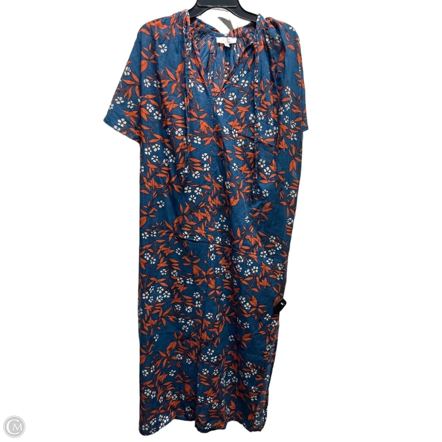 Swimwear Cover-up By Cmc In Blue & Orange, Size: S