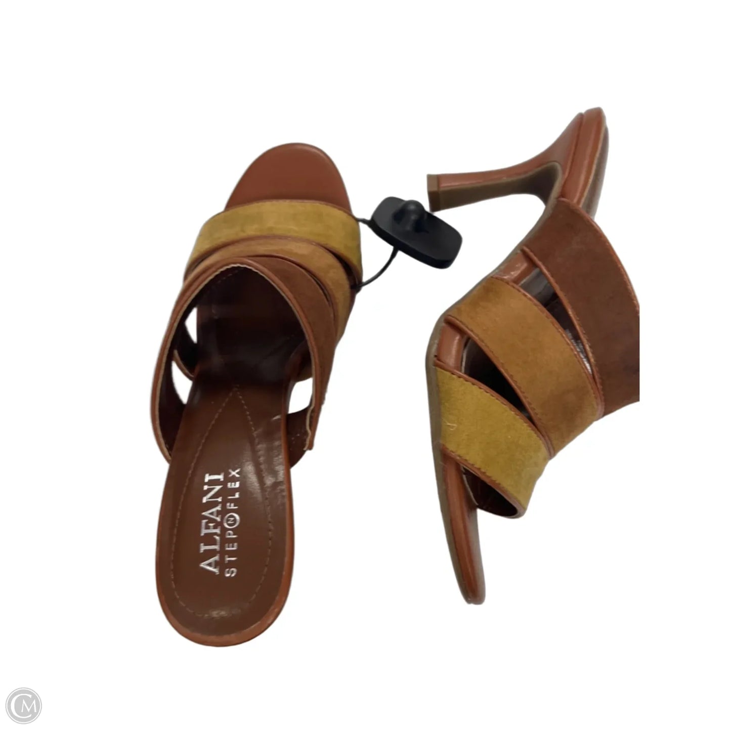 Sandals Heels Stiletto By Alfani In Tan, Size: 7.5