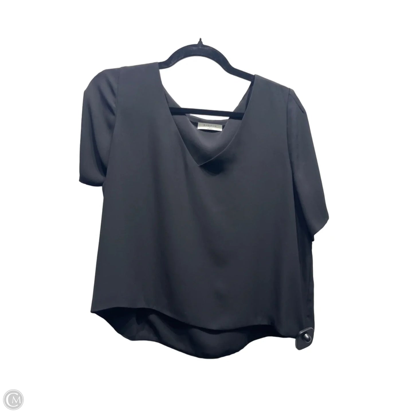 Top Short Sleeve By Babaton In Black, Size: L