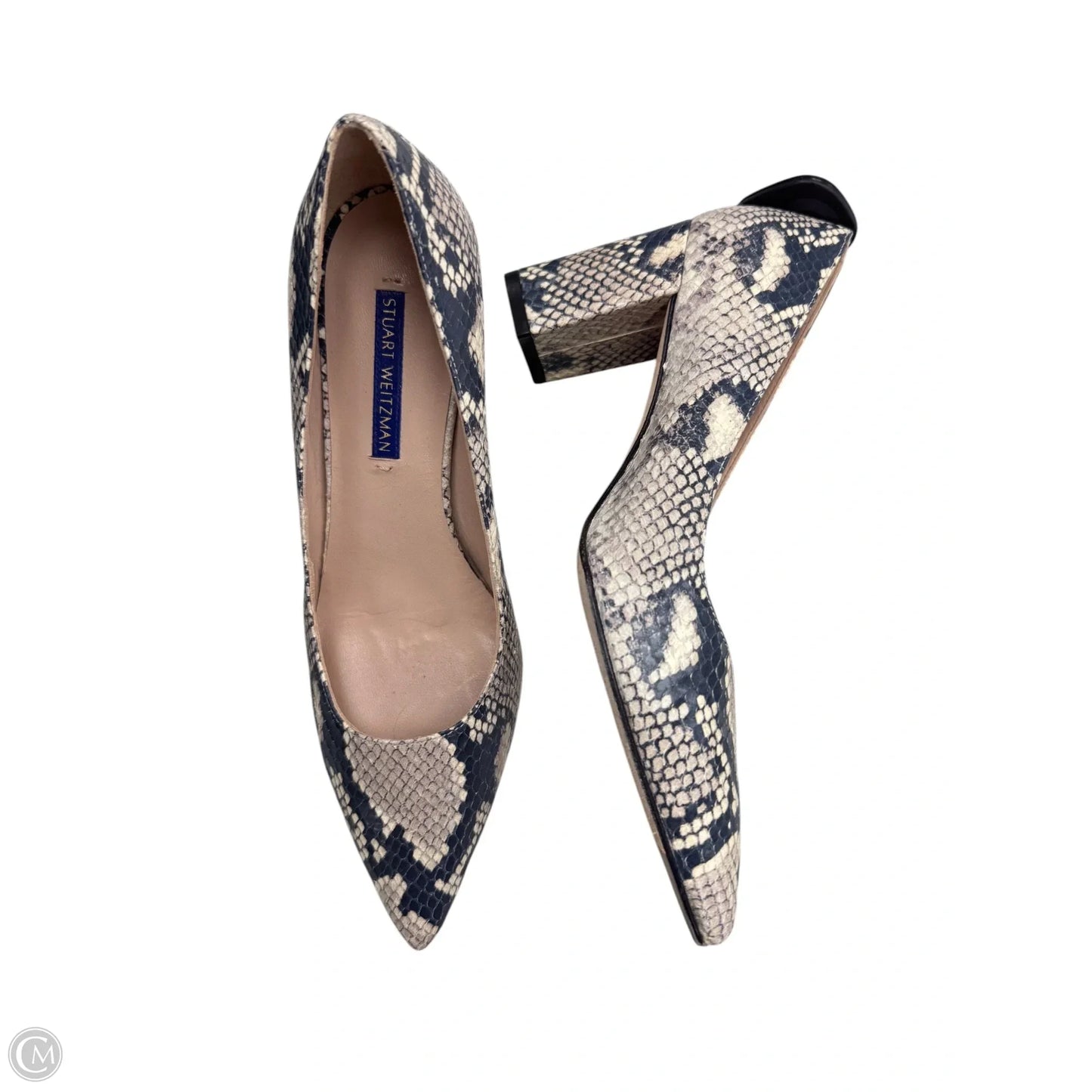 Shoes Designer By Stuart Weitzman In Snakeskin Print, Size: 6.5