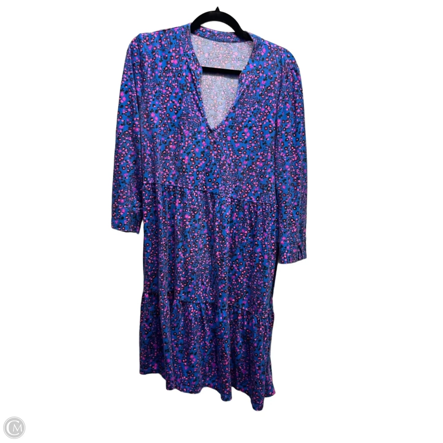 Dress Designer By Lilly Pulitzer In Blue & Pink, Size: L