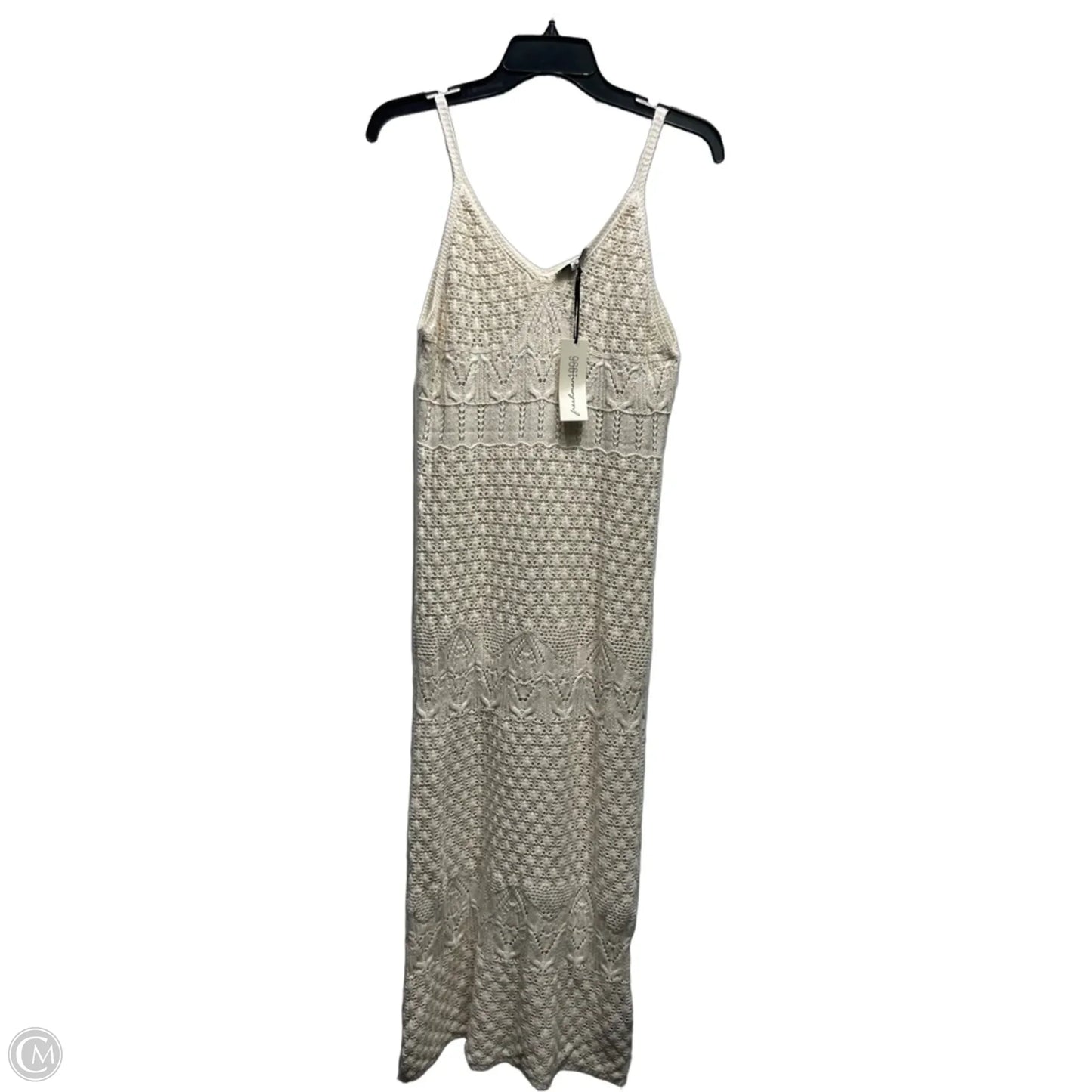Dress Casual Midi By Freshman In Cream, Size: Xl