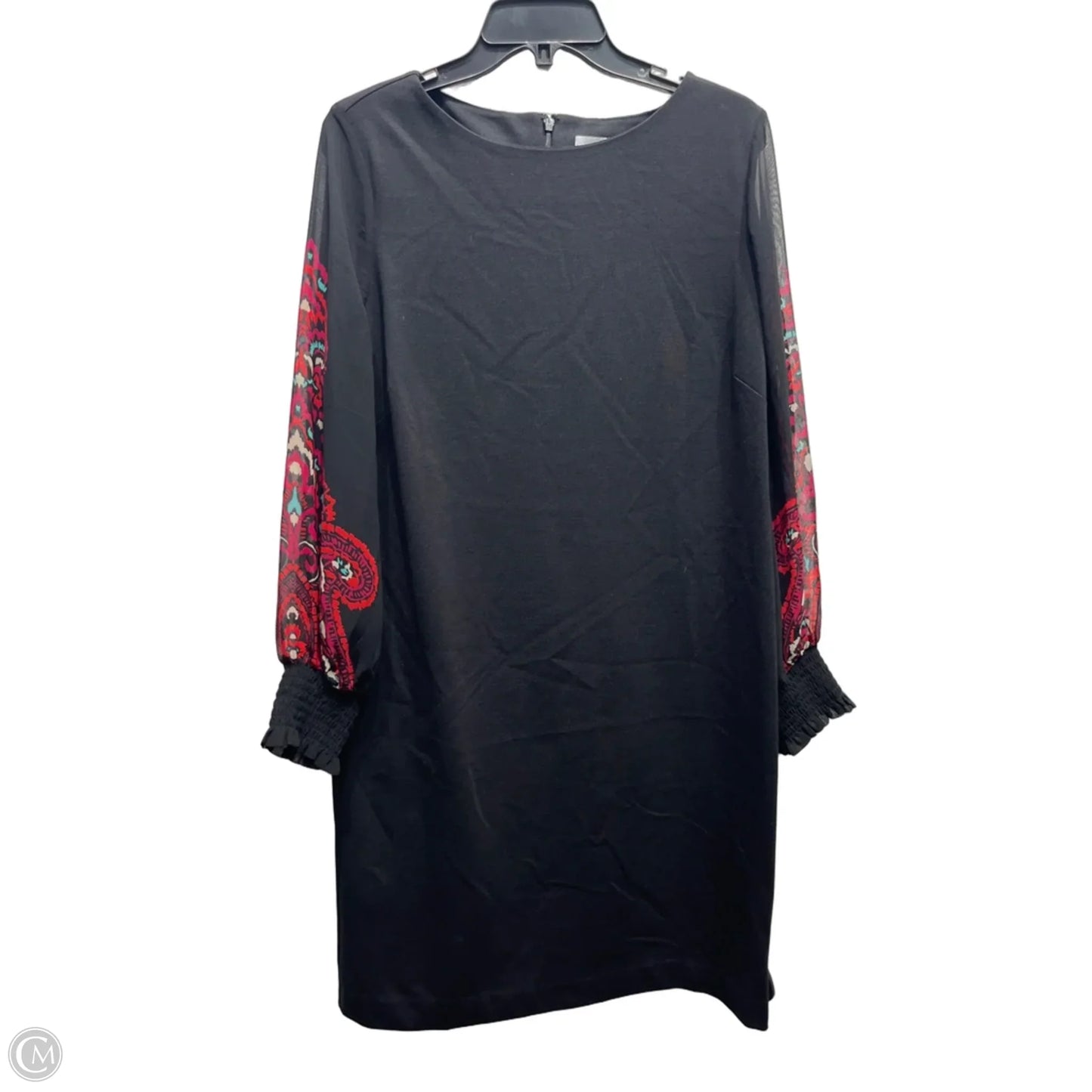 Dress Work By Chicos In Black & Red, Size: M