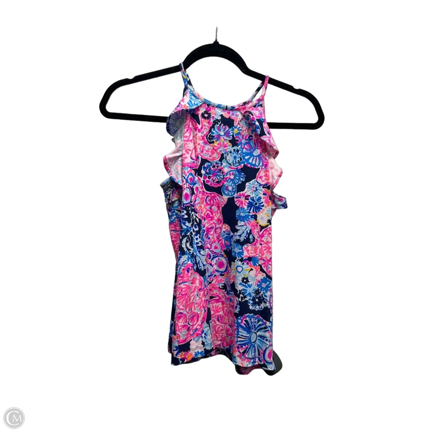 Top Sleeveless Designer By Lilly Pulitzer In Blue & Pink, Size: Xxs