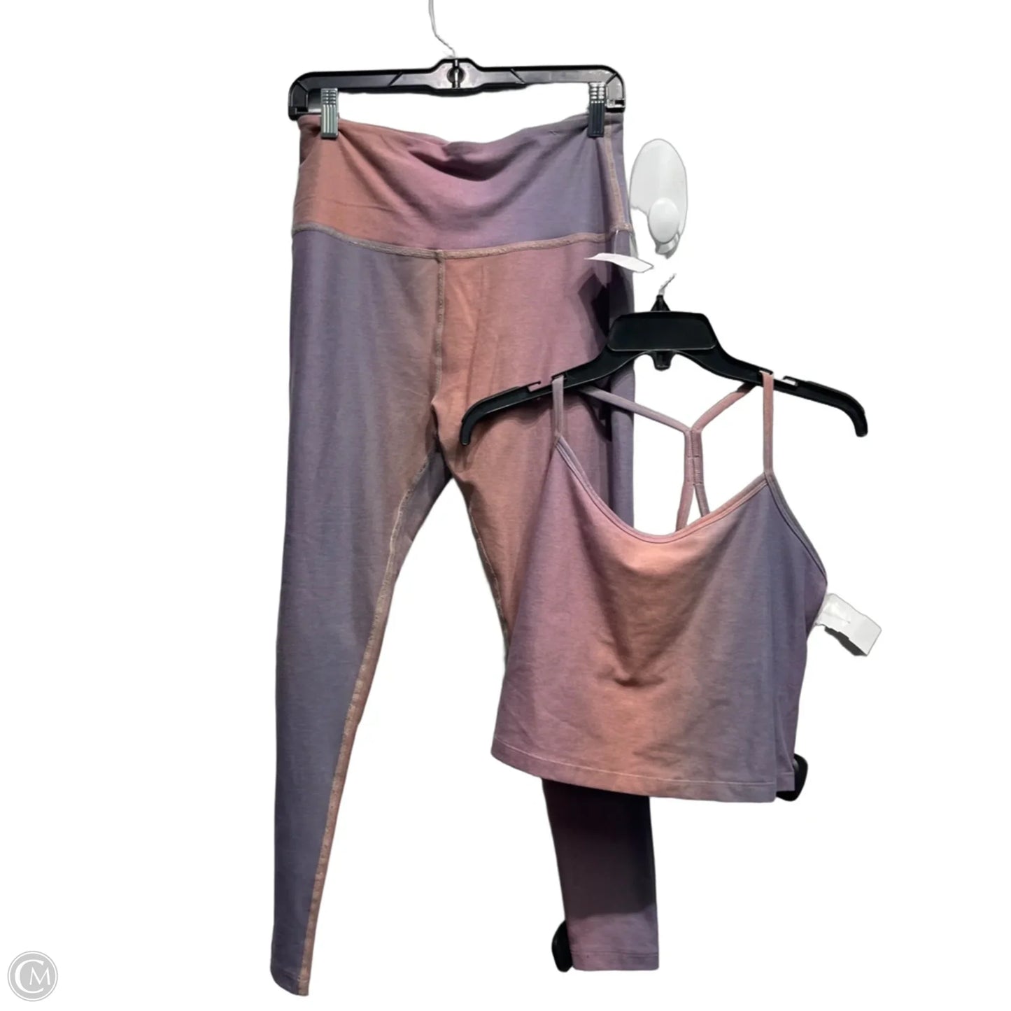Athletic Tank Top By Beyond Yoga In Tie Dye Print, Size: 1x