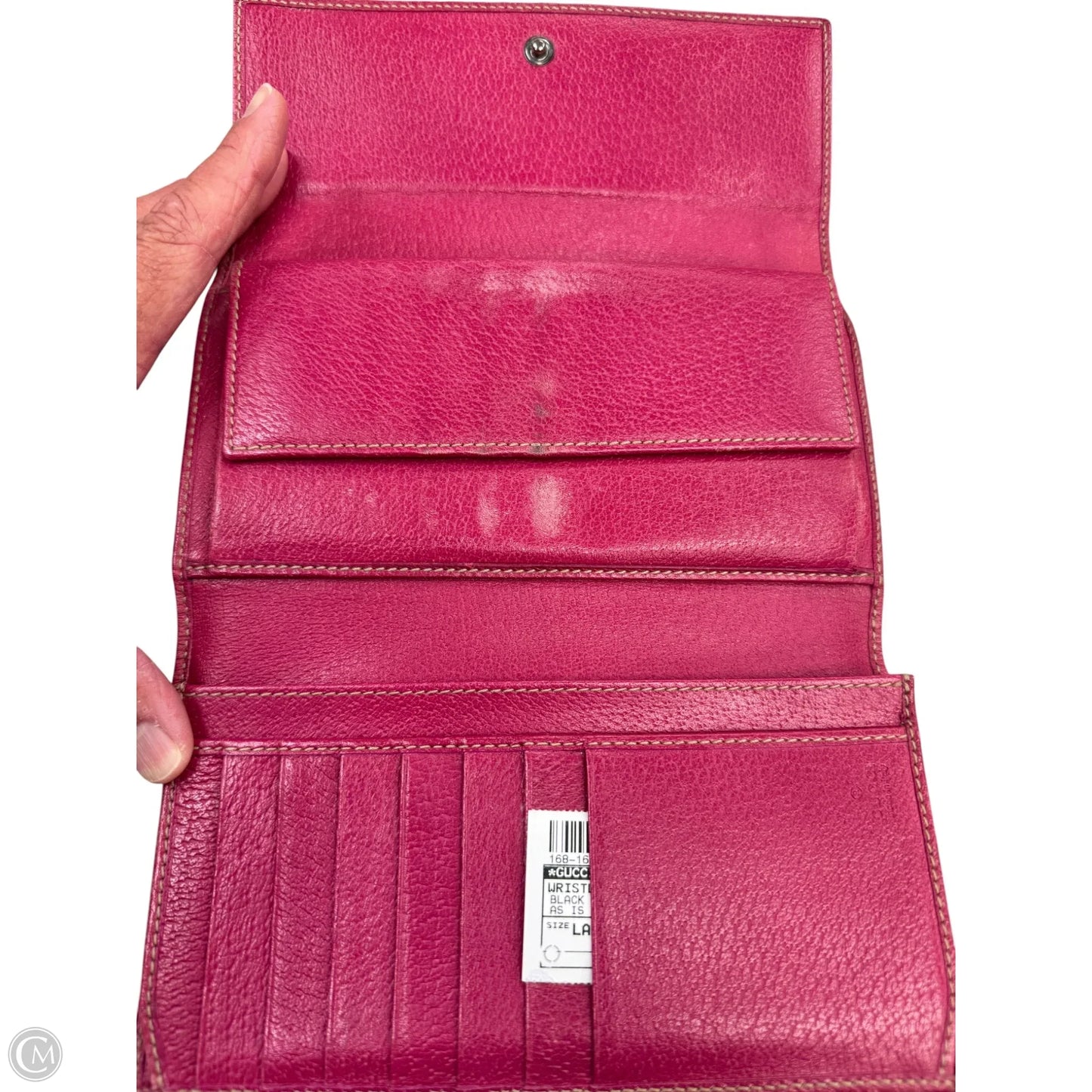 Wristlet Luxury Designer By Gucci, Size: Large