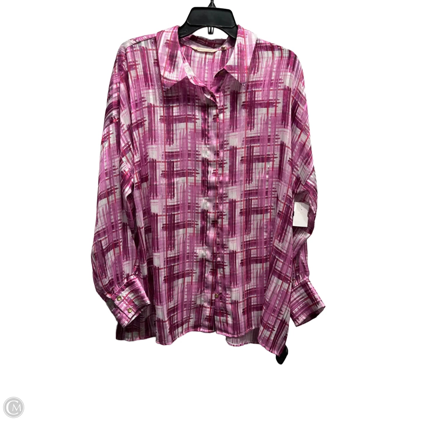 Top Long Sleeve By Soft Surroundings In Purple, Size: Xl