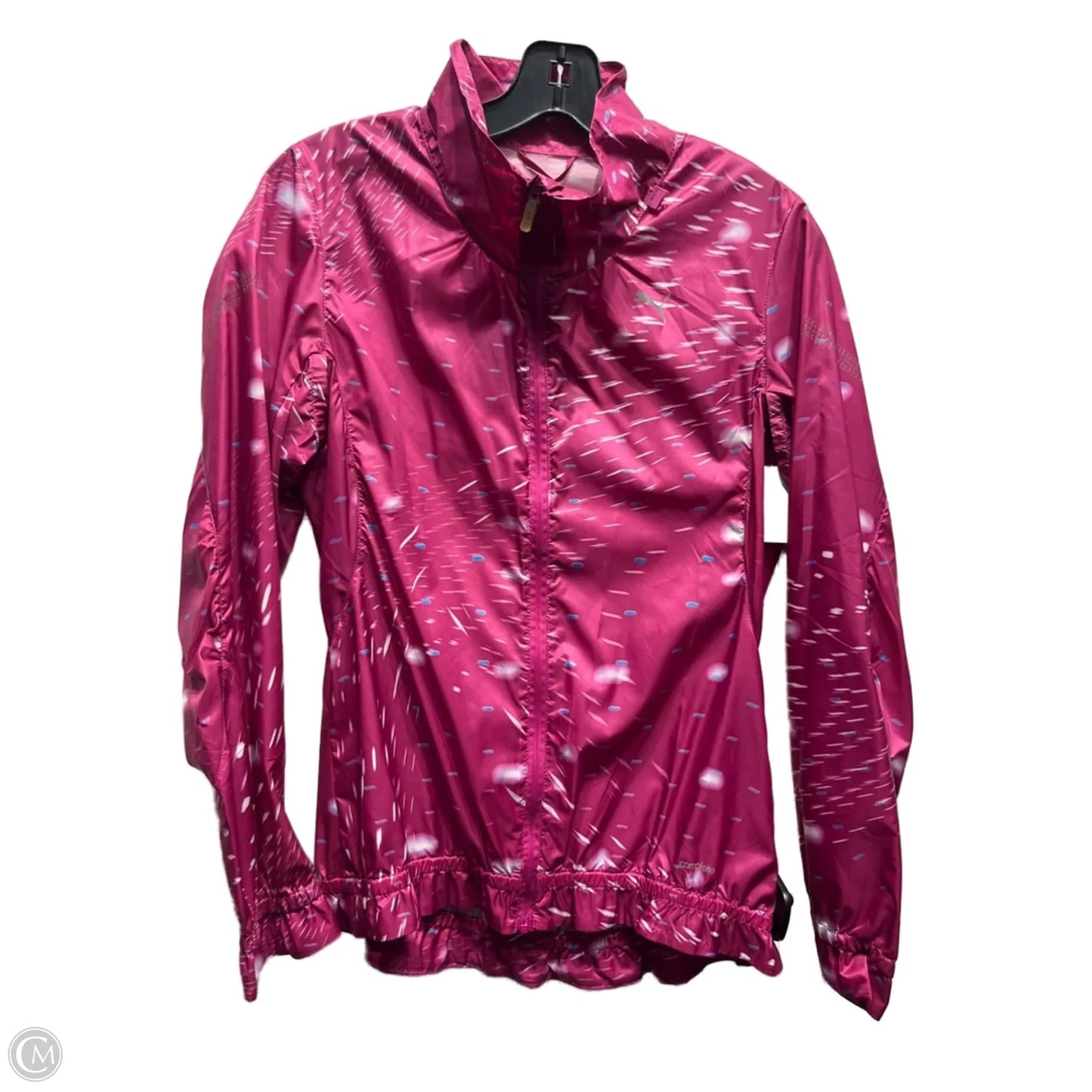 Athletic Jacket By Puma In Pink, Size: S