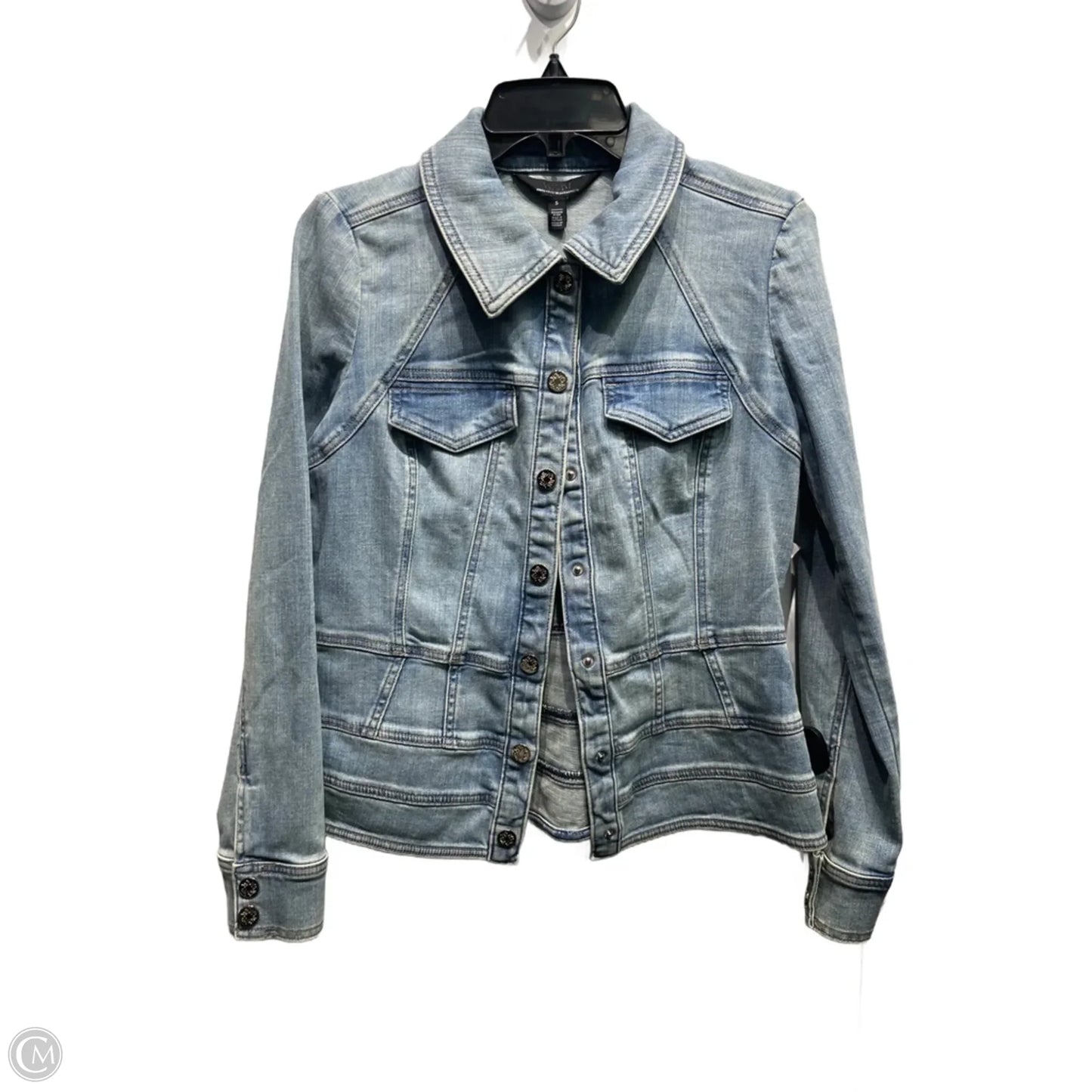 Jacket Denim By White House Black Market In Blue Denim, Size: S
