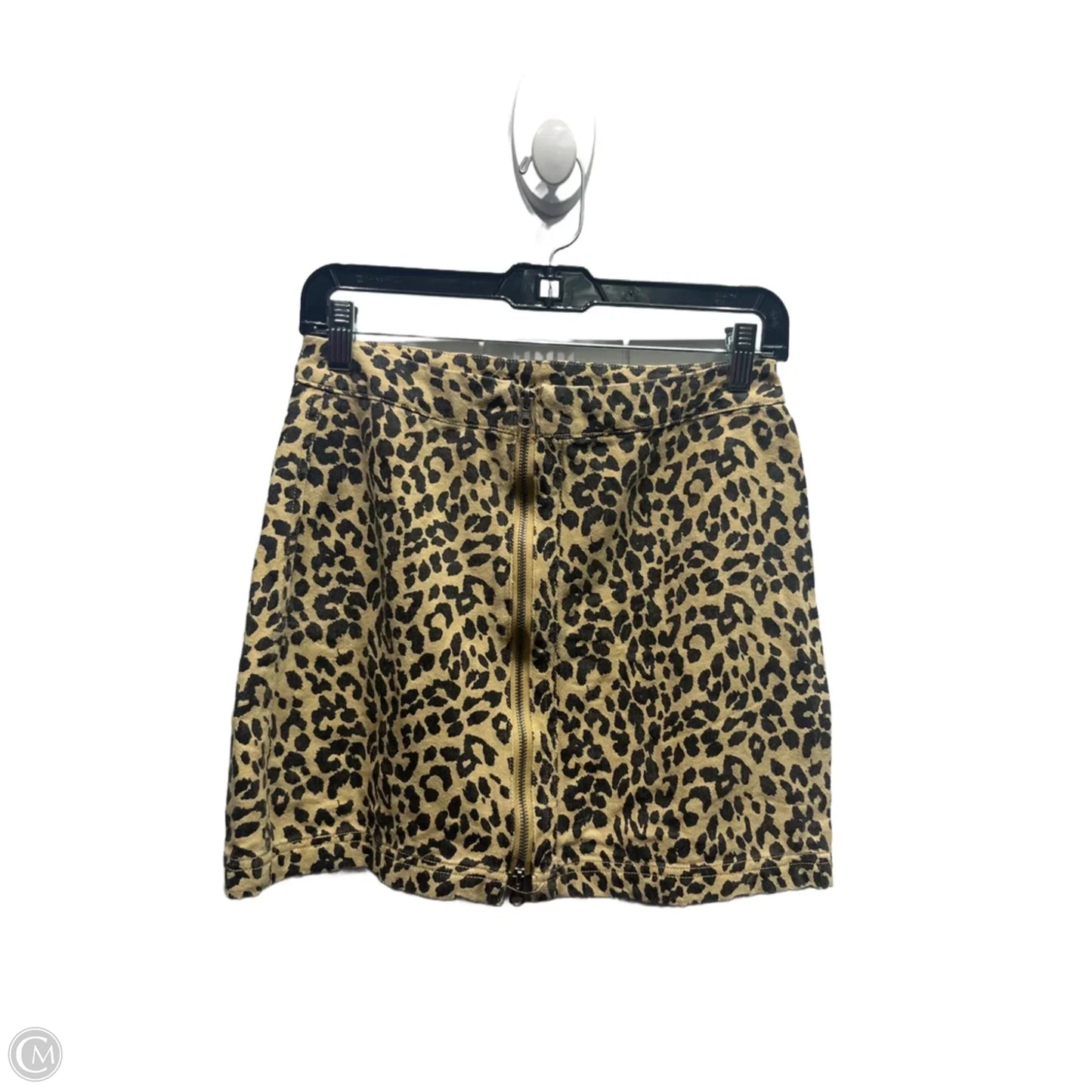 Skirt Mini & Short By Altard State In Black & Tan, Size: M