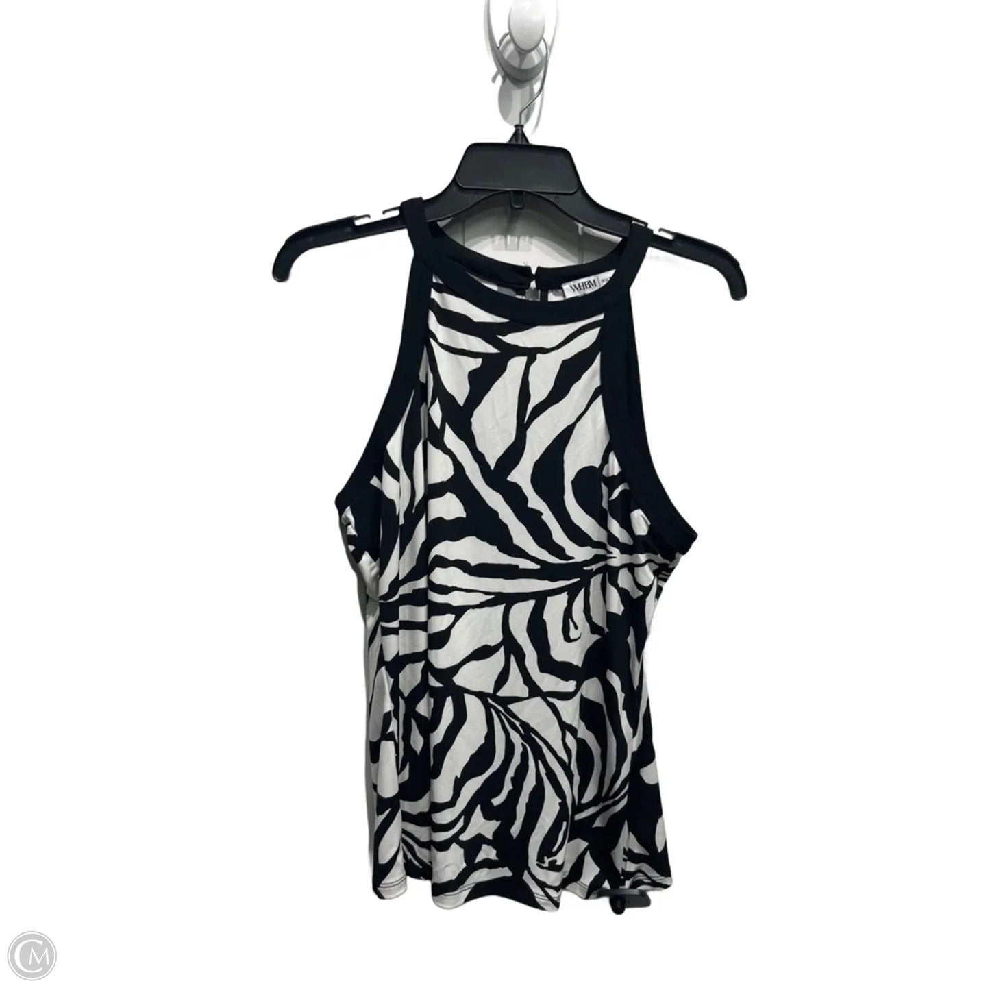 Top Sleeveless By White House Black Market In Black & White, Size: M