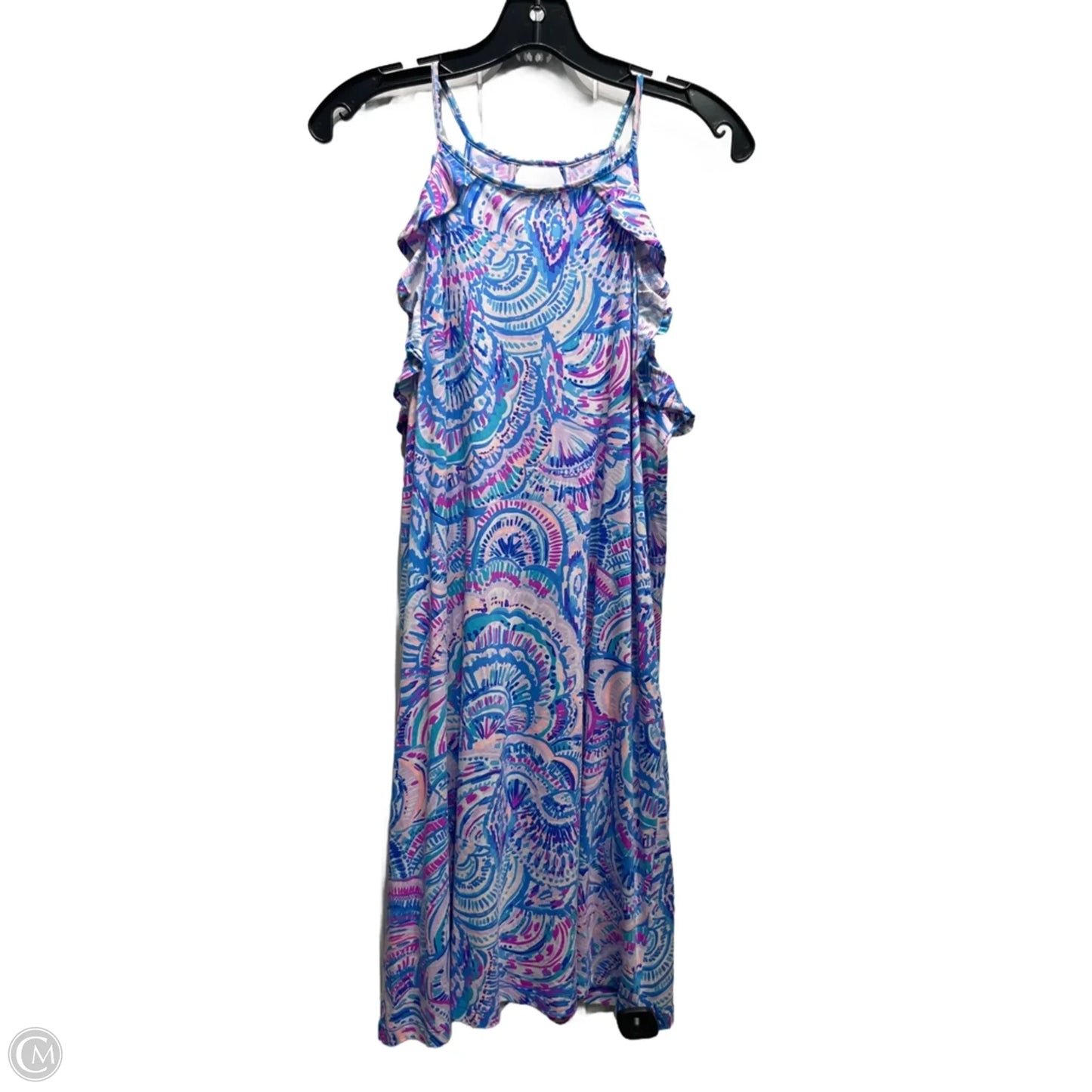 Dress Designer By Lilly Pulitzer In Blue & Purple, Size: M