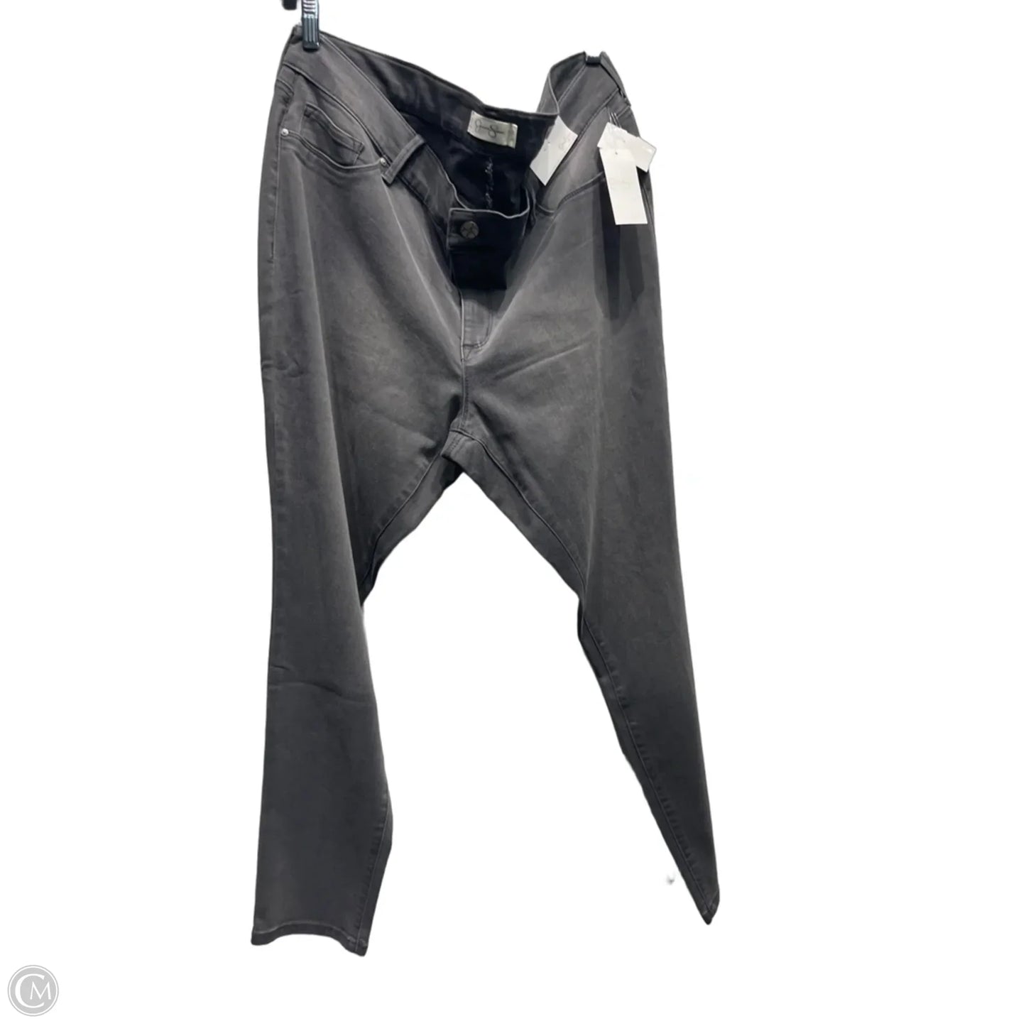 Jeans Skinny By Jessica Simpson In Grey Denim, Size: 20