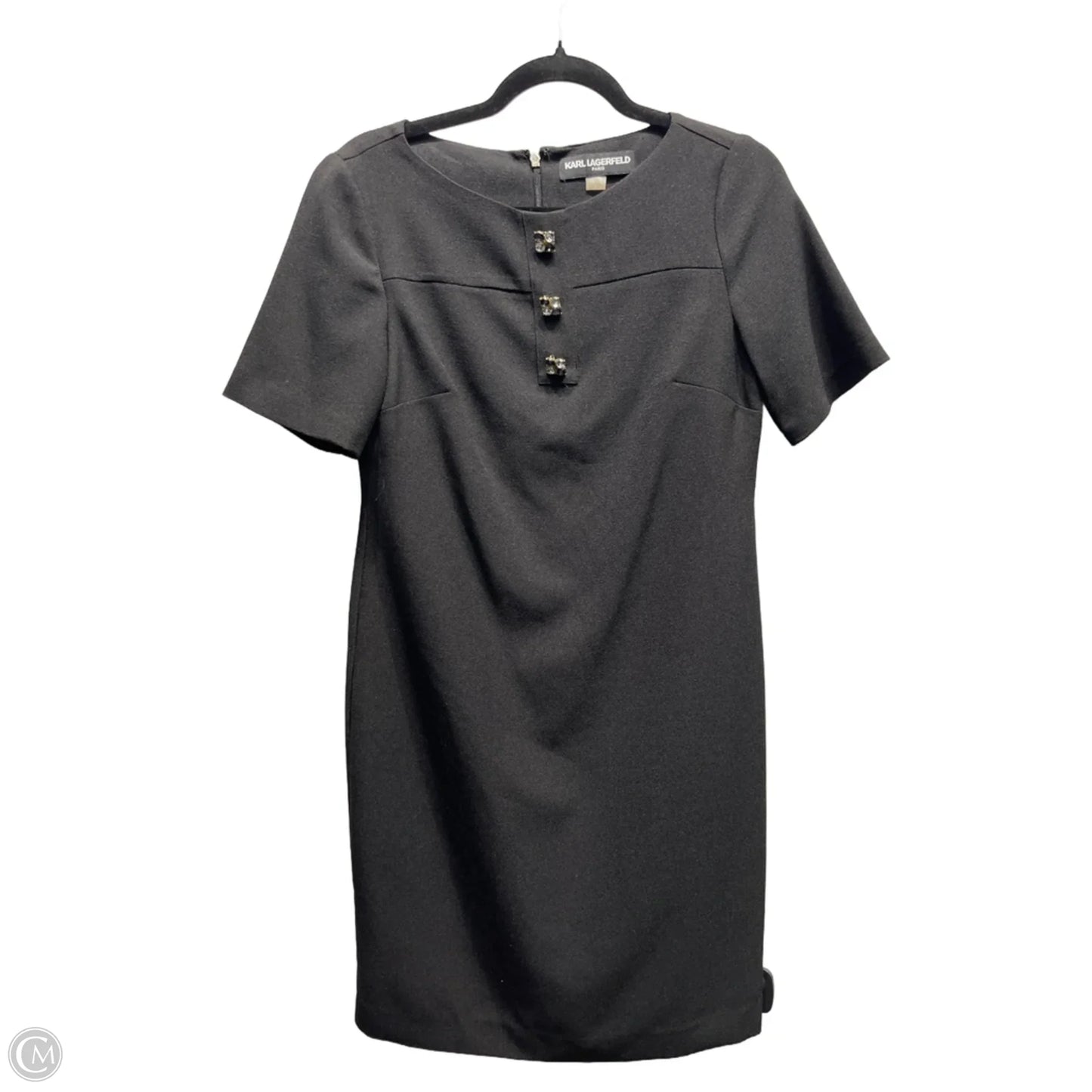 Dress Designer By Karl Lagerfeld In Black, Size: 2