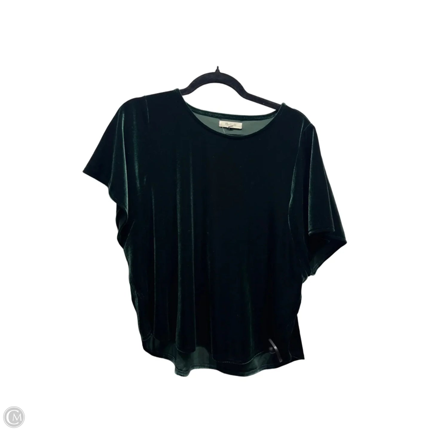Top Short Sleeve By Madewell In Grey, Size: L