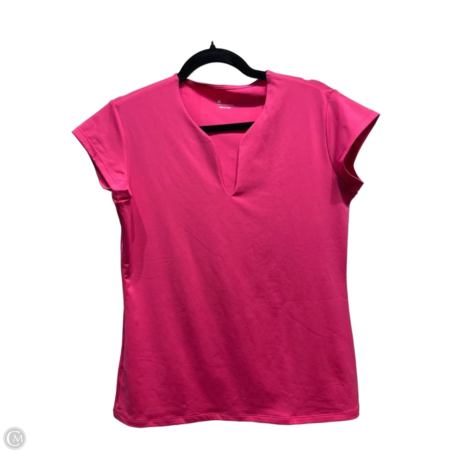 Top Short Sleeve By 32 saneryl In Pink, Size: L