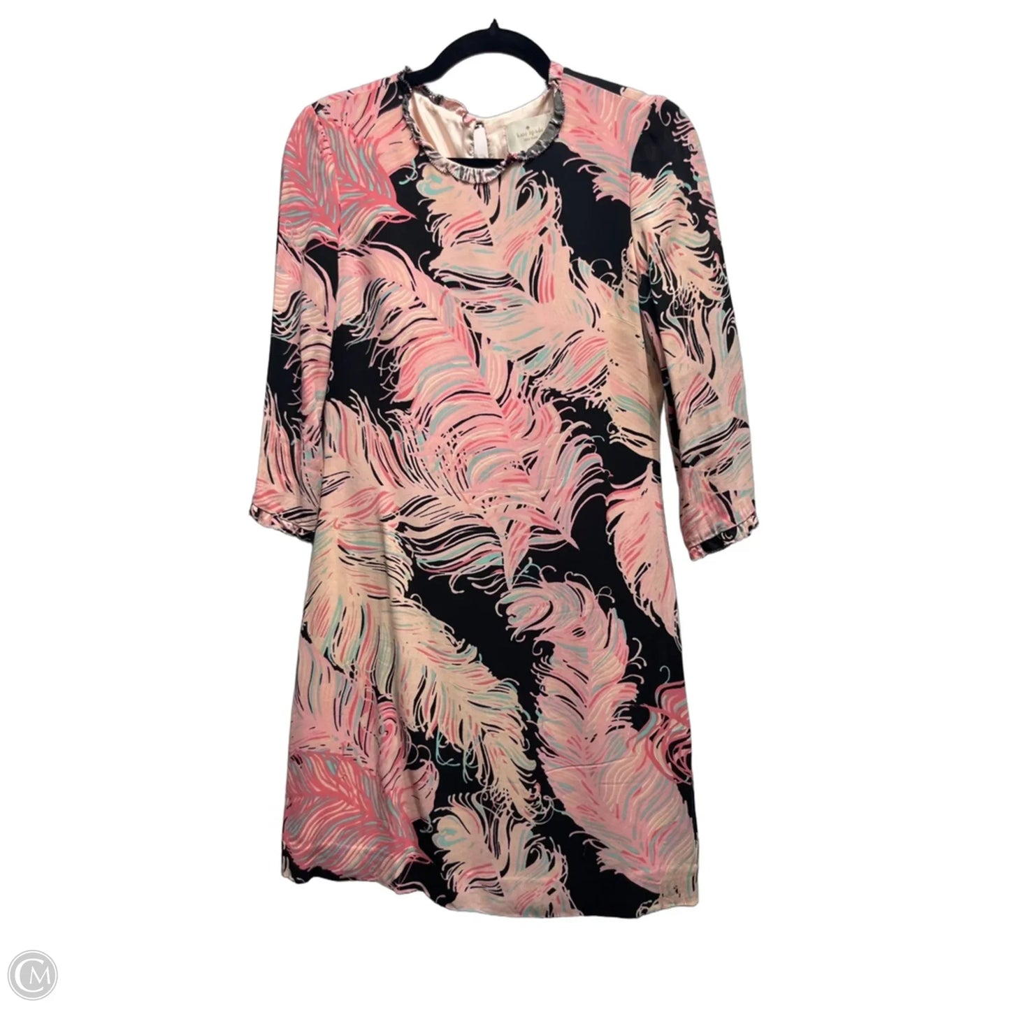 Dress Designer By Kate Spade In Black & Pink, Size: 4