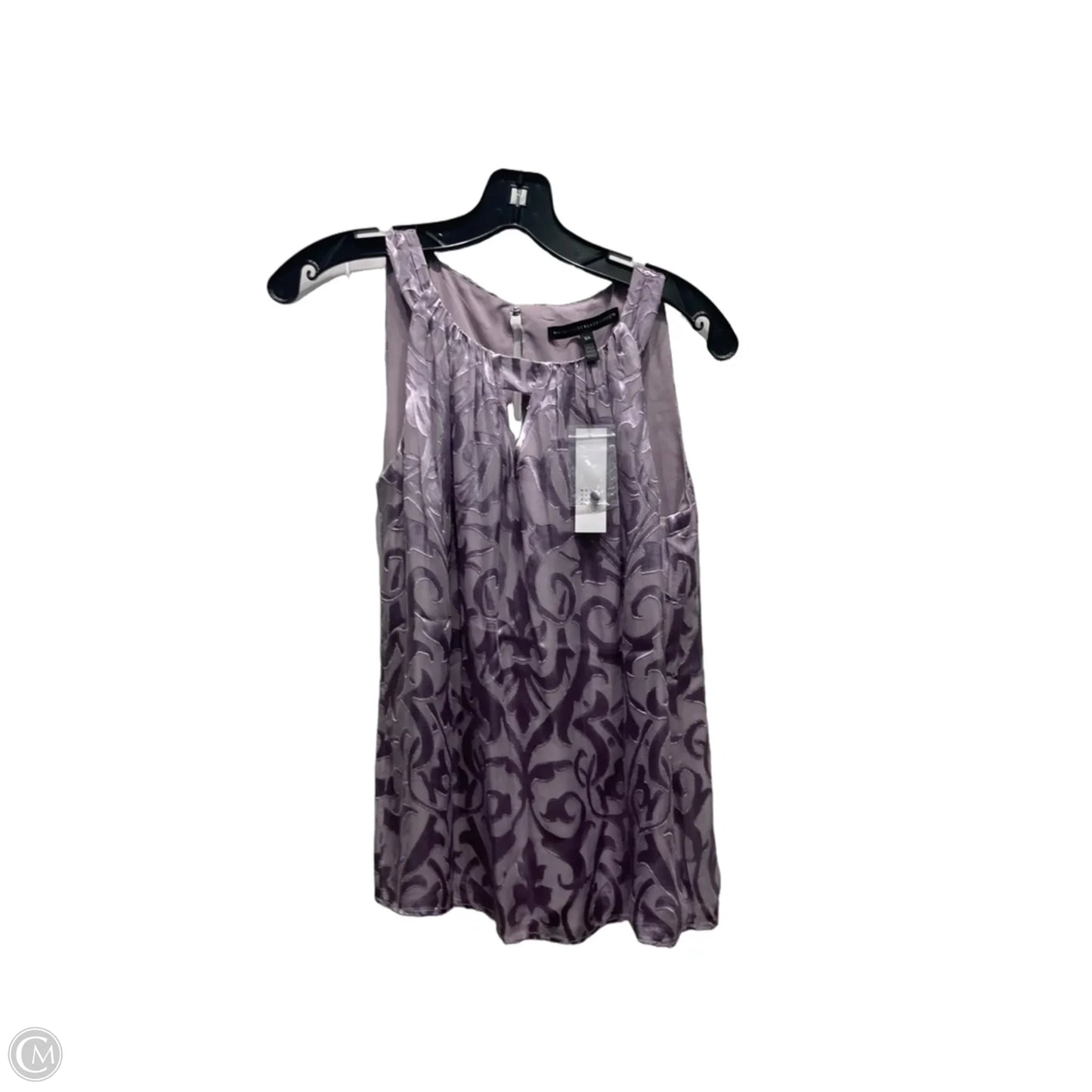 Top Sleeveless By White House Black Market In Purple, Size: Xs