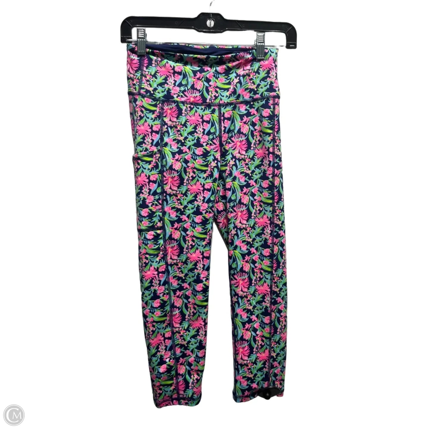 Pants Designer By Lilly Pulitzer In Blue & Pink, Size: Xs